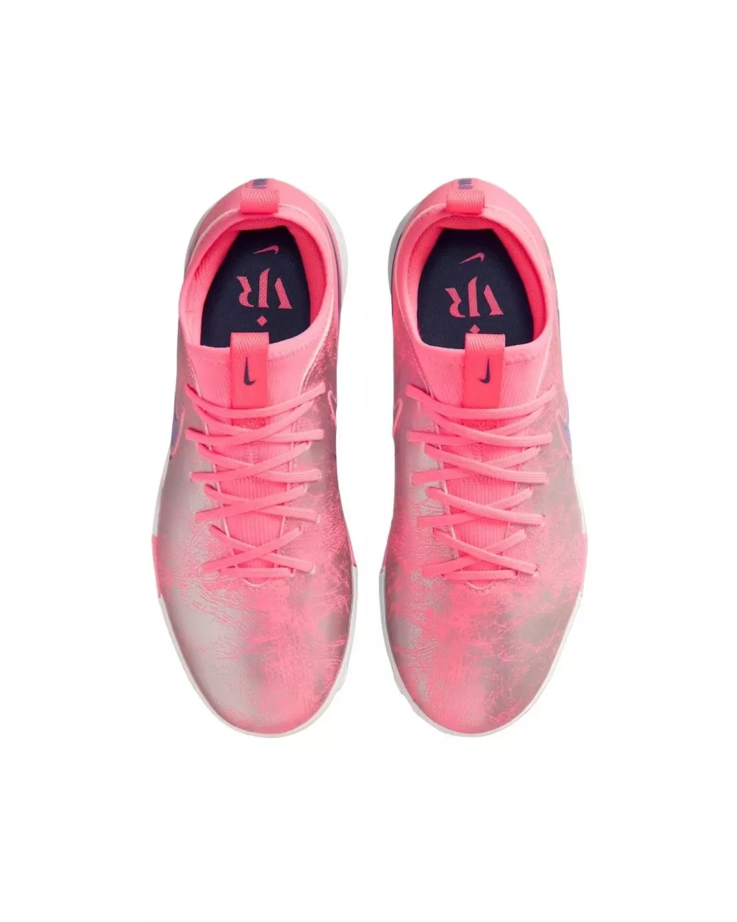 Nike "Vini Jr" Mercurial Vapor 16 Academy Turf "Pink/Purple" Grade School Kids' Soccer Cleat - PINK/PURPLE