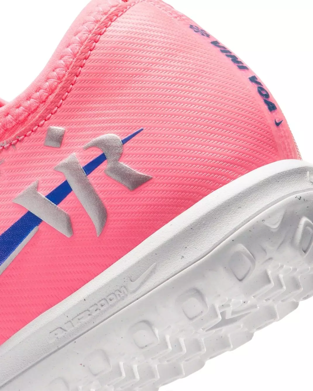 Nike "Vini Jr" Mercurial Vapor 16 Academy Turf "Pink/Purple" Grade School Kids' Soccer Cleat - PINK/PURPLE