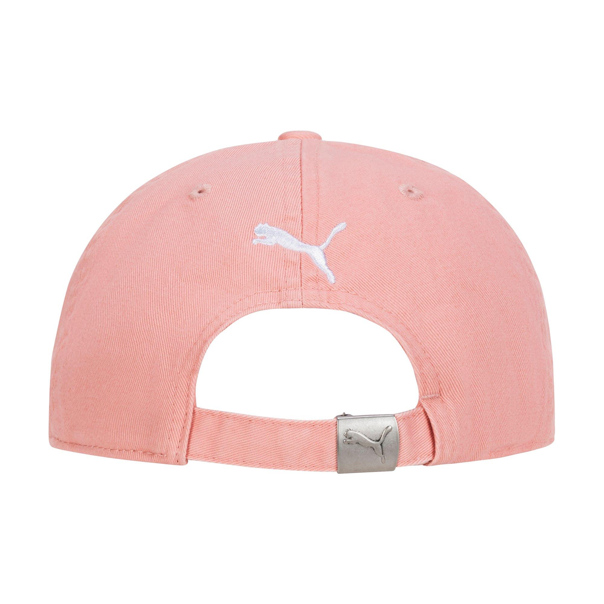 PUMA Women's Crescent Logo Adjustable Hat - Pink - PINK Thumbnail View 2