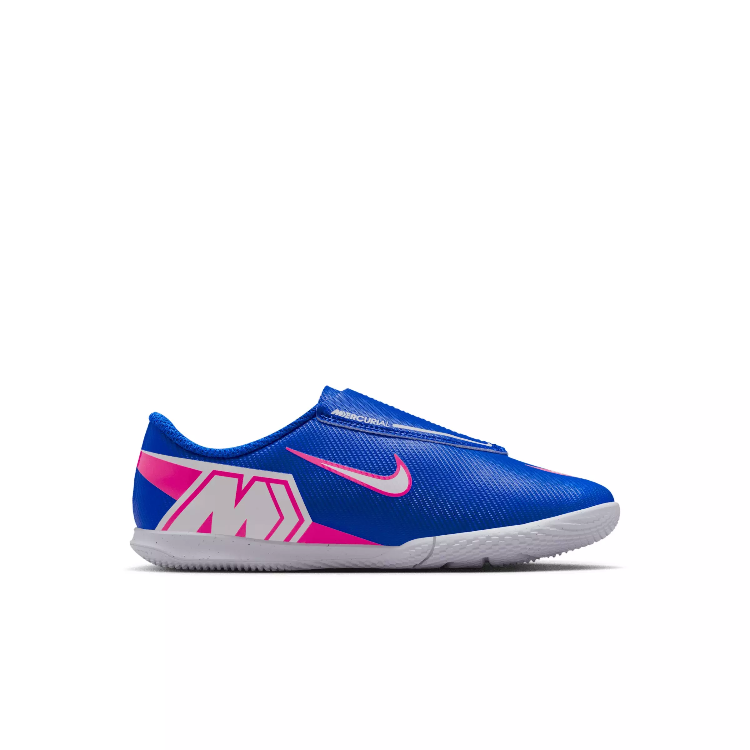 Nike Jr. Mercurial Vapor 16 Club IC "Racer Blue/White" Preschool Kids' Soccer Shoe - BLUE/WHITE