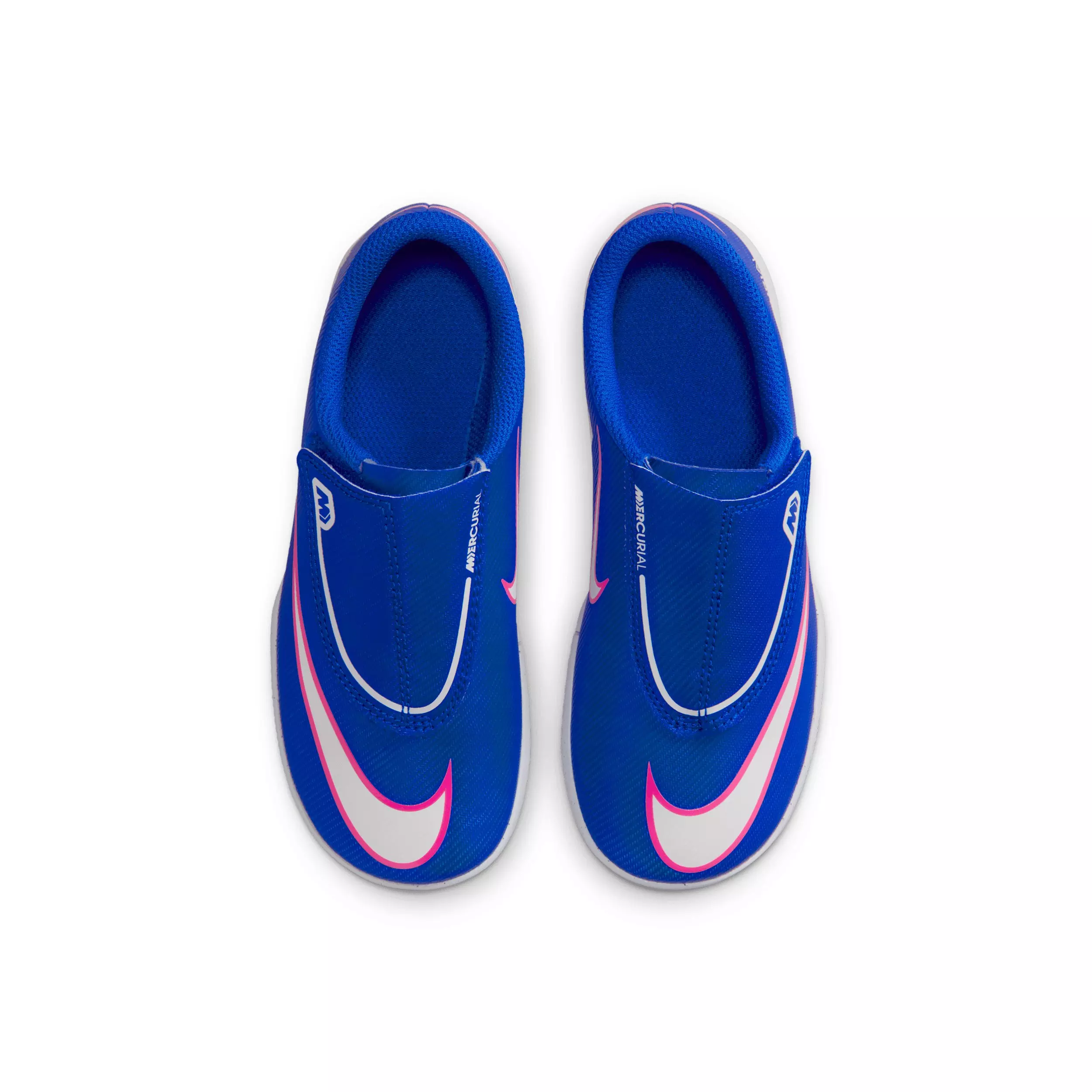 Nike Jr. Mercurial Vapor 16 Club IC "Racer Blue/White" Preschool Kids' Soccer Shoe - BLUE/WHITE