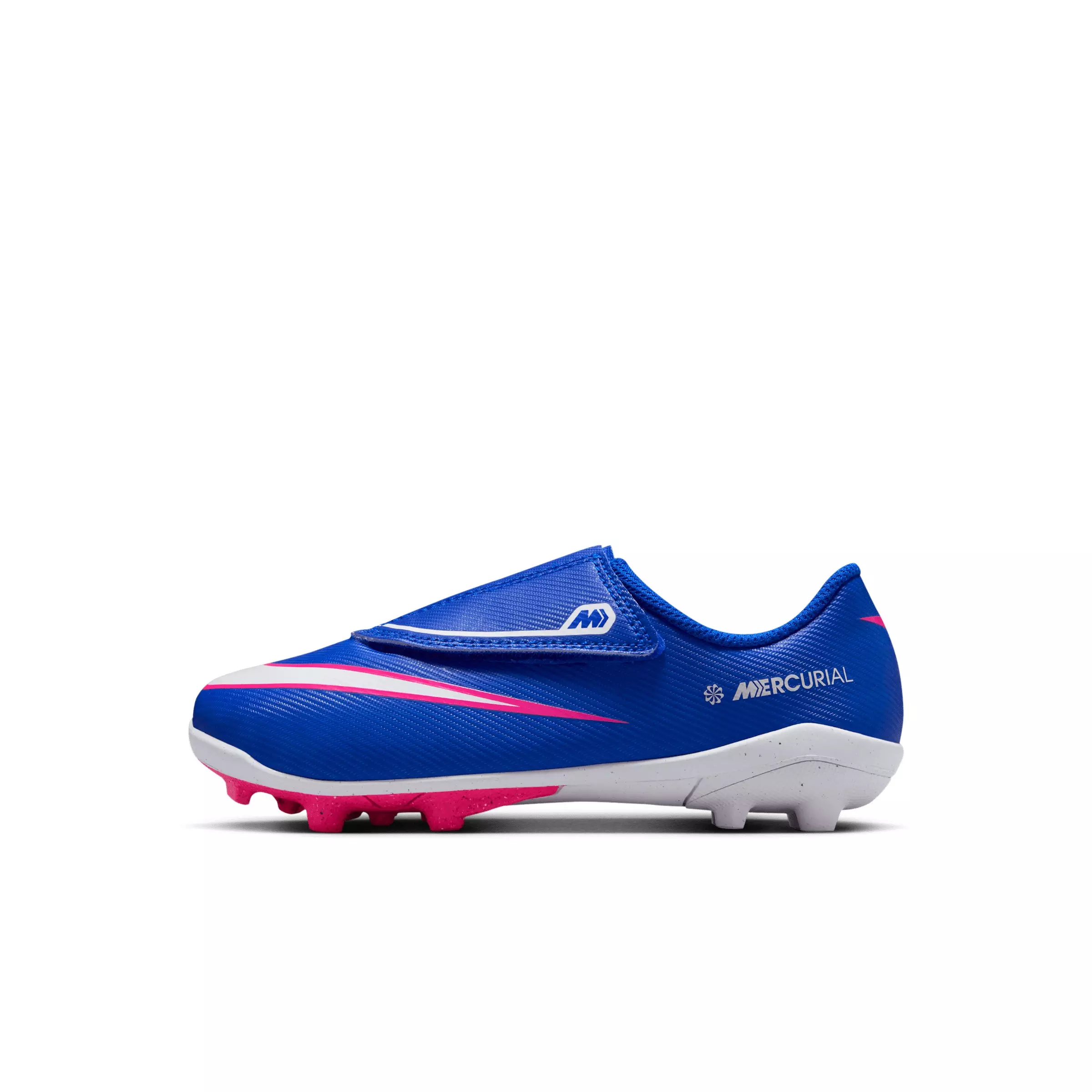 Nike Jr. Mercurial Vapor 16 Club MG "Racer Blue/White" Preschool Kids' Soccer Cleat - BLUE/WHITE
