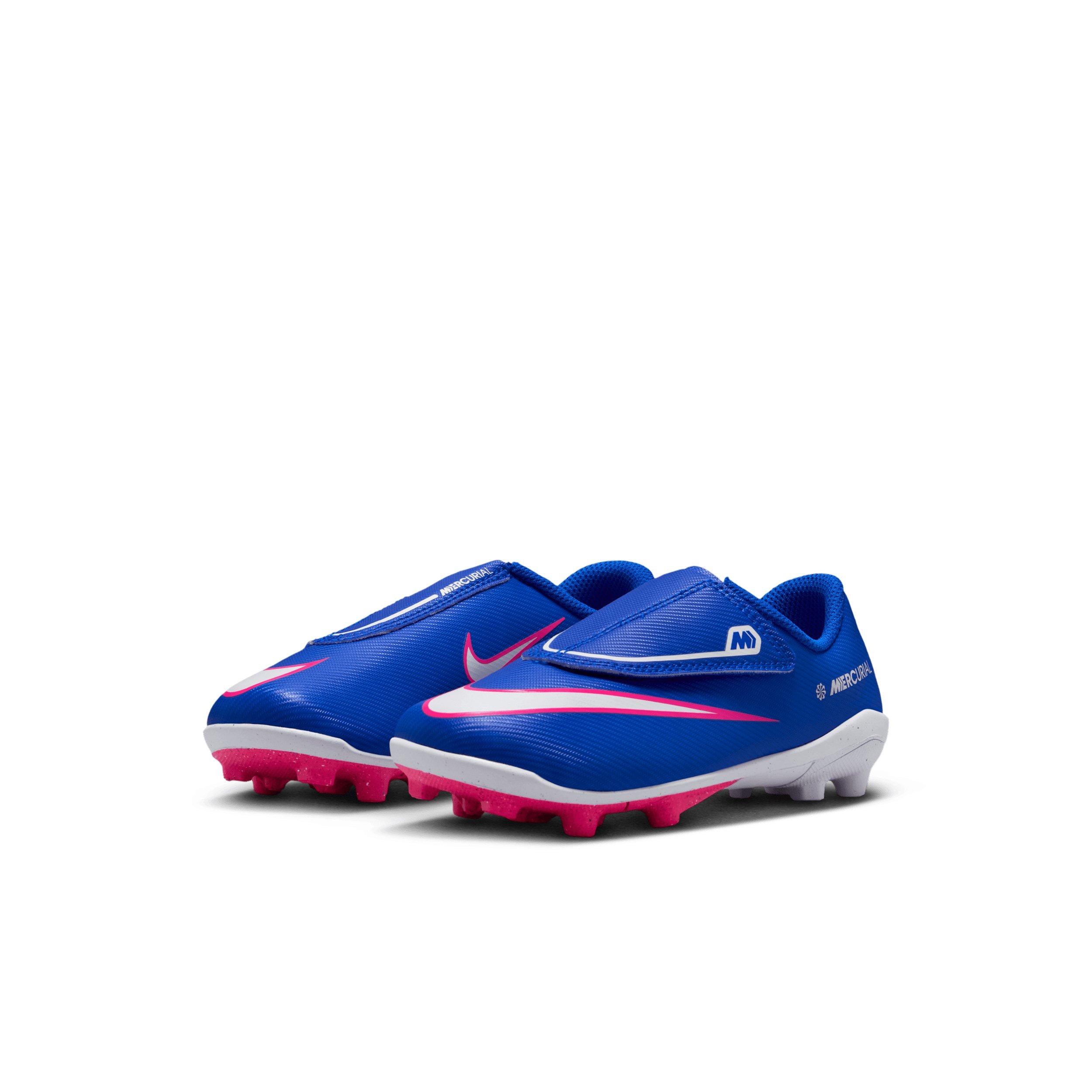Nike Jr. Mercurial Vapor 16 Club MG "Racer Blue/White" Preschool Kids' Soccer Cleat - BLUE/WHITE Thumbnail View 3