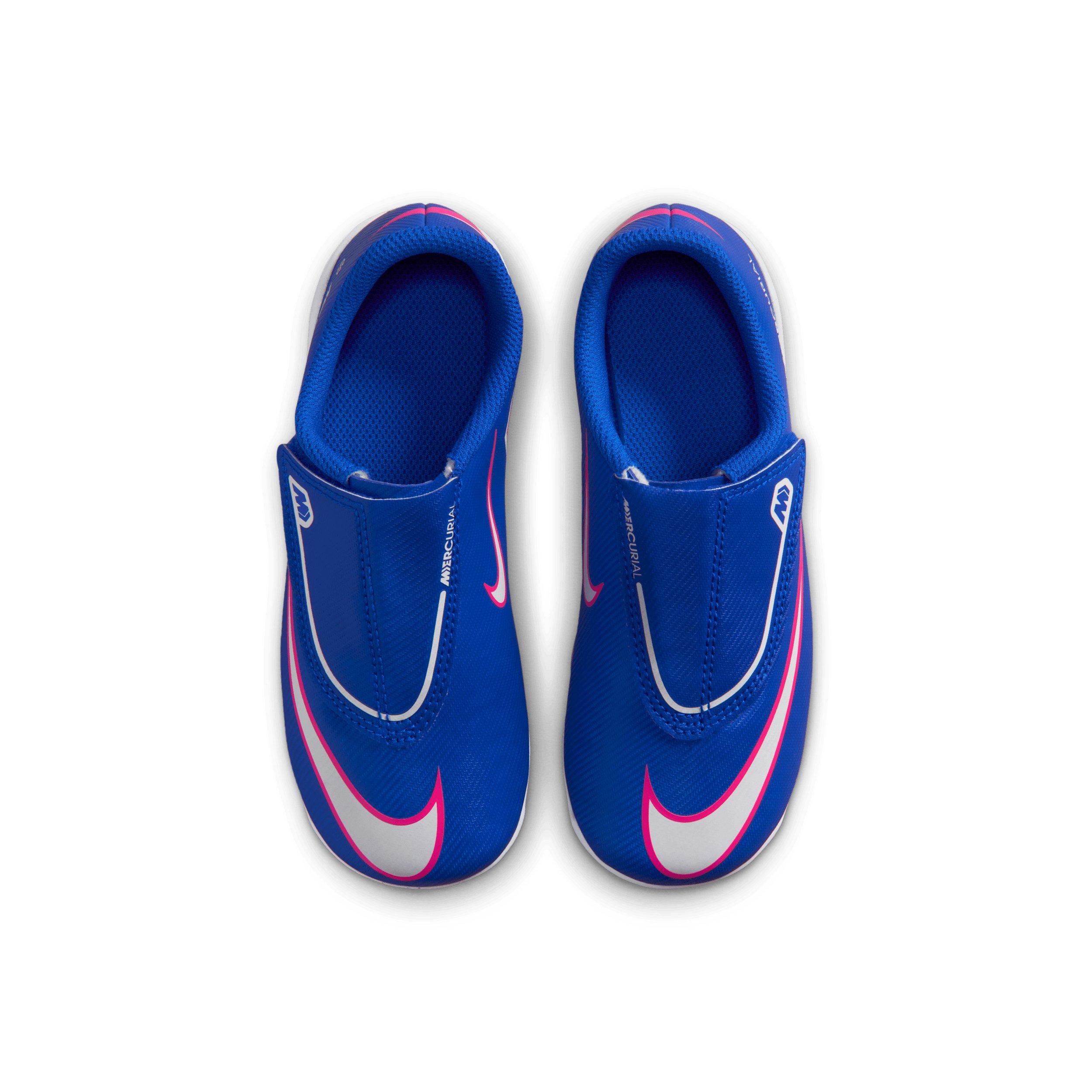 Nike Jr. Mercurial Vapor 16 Club MG "Racer Blue/White" Preschool Kids' Soccer Cleat - BLUE/WHITE Thumbnail View 4