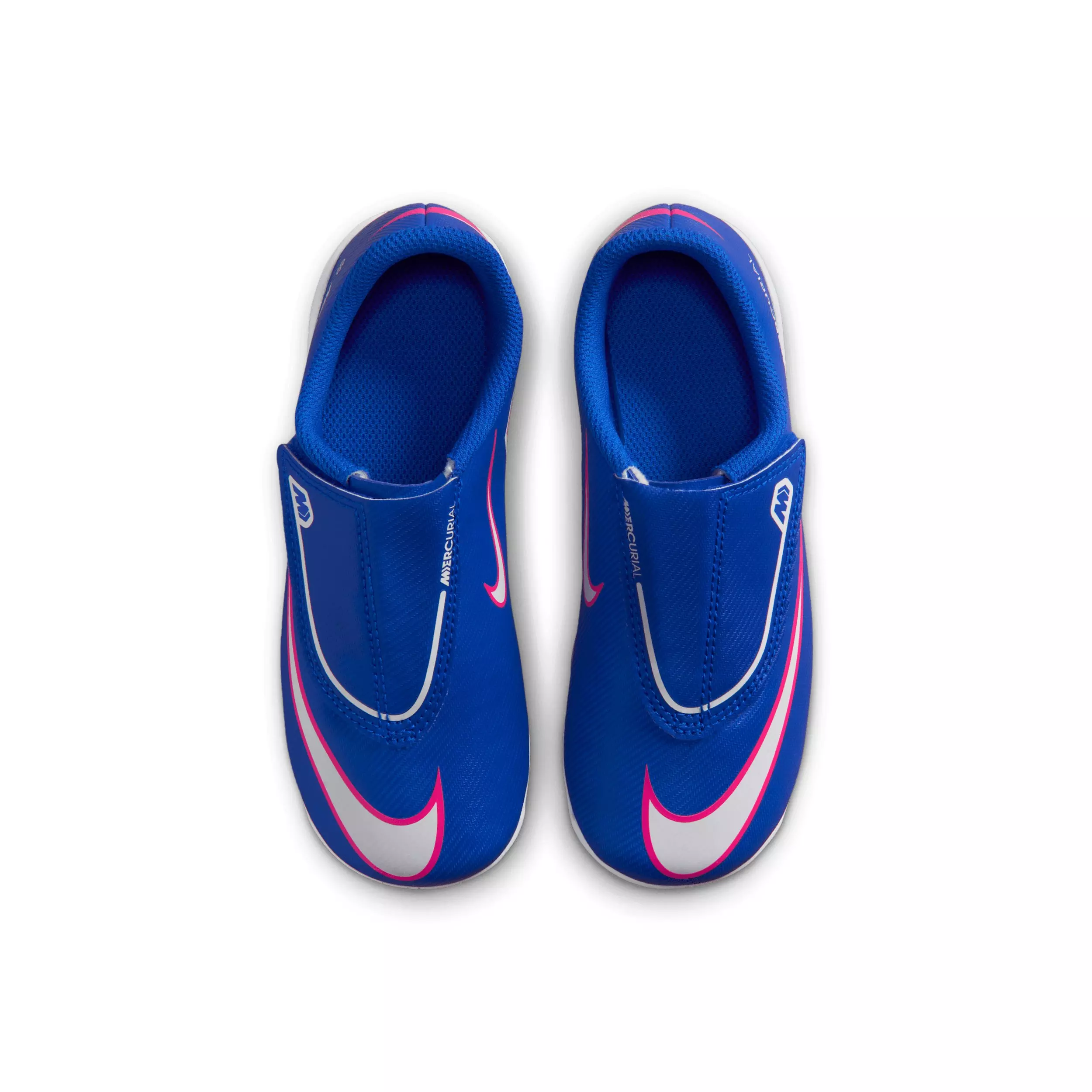 Nike Jr. Mercurial Vapor 16 Club MG "Racer Blue/White" Preschool Kids' Soccer Cleat - BLUE/WHITE