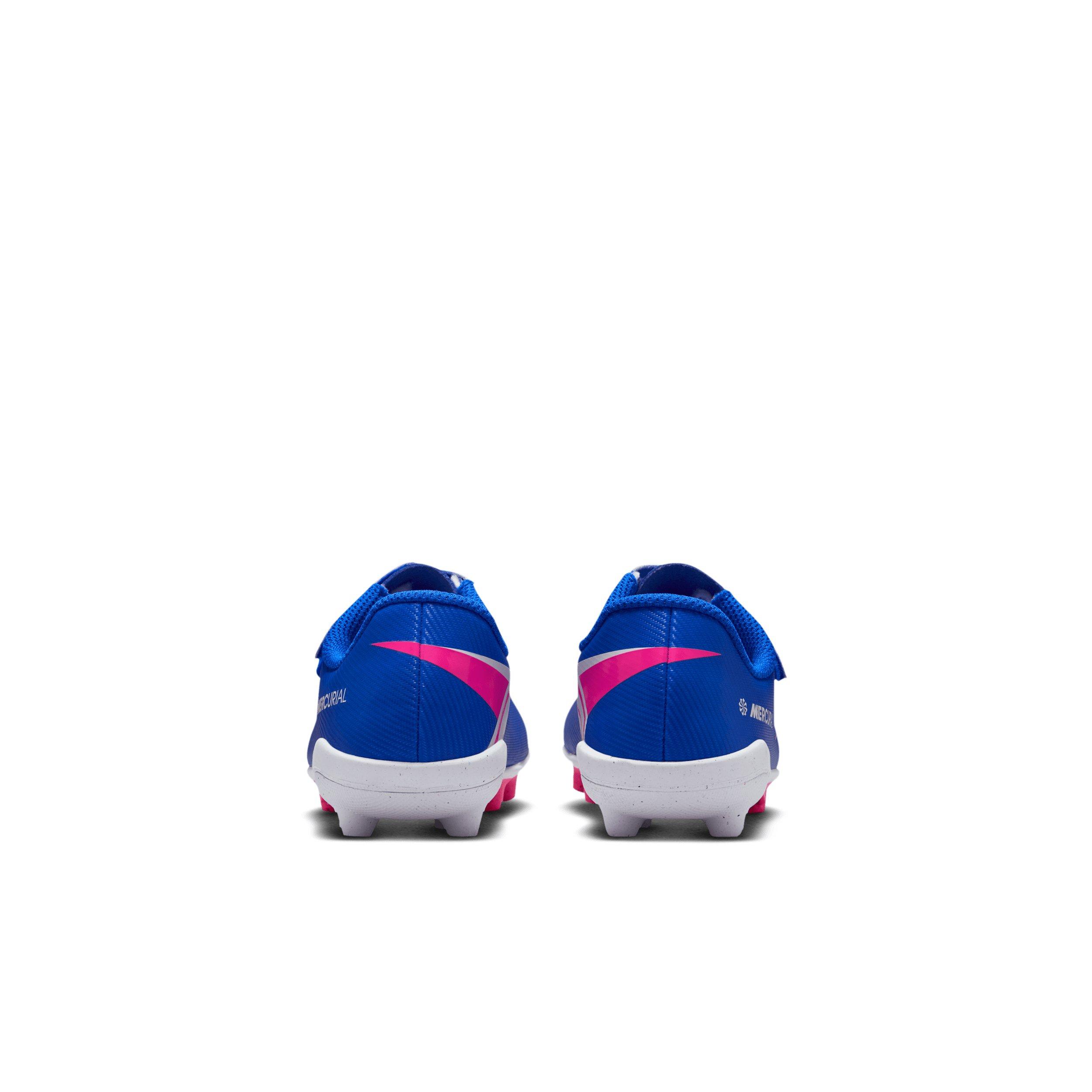 Nike Jr. Mercurial Vapor 16 Club MG "Racer Blue/White" Preschool Kids' Soccer Cleat - BLUE/WHITE Thumbnail View 5