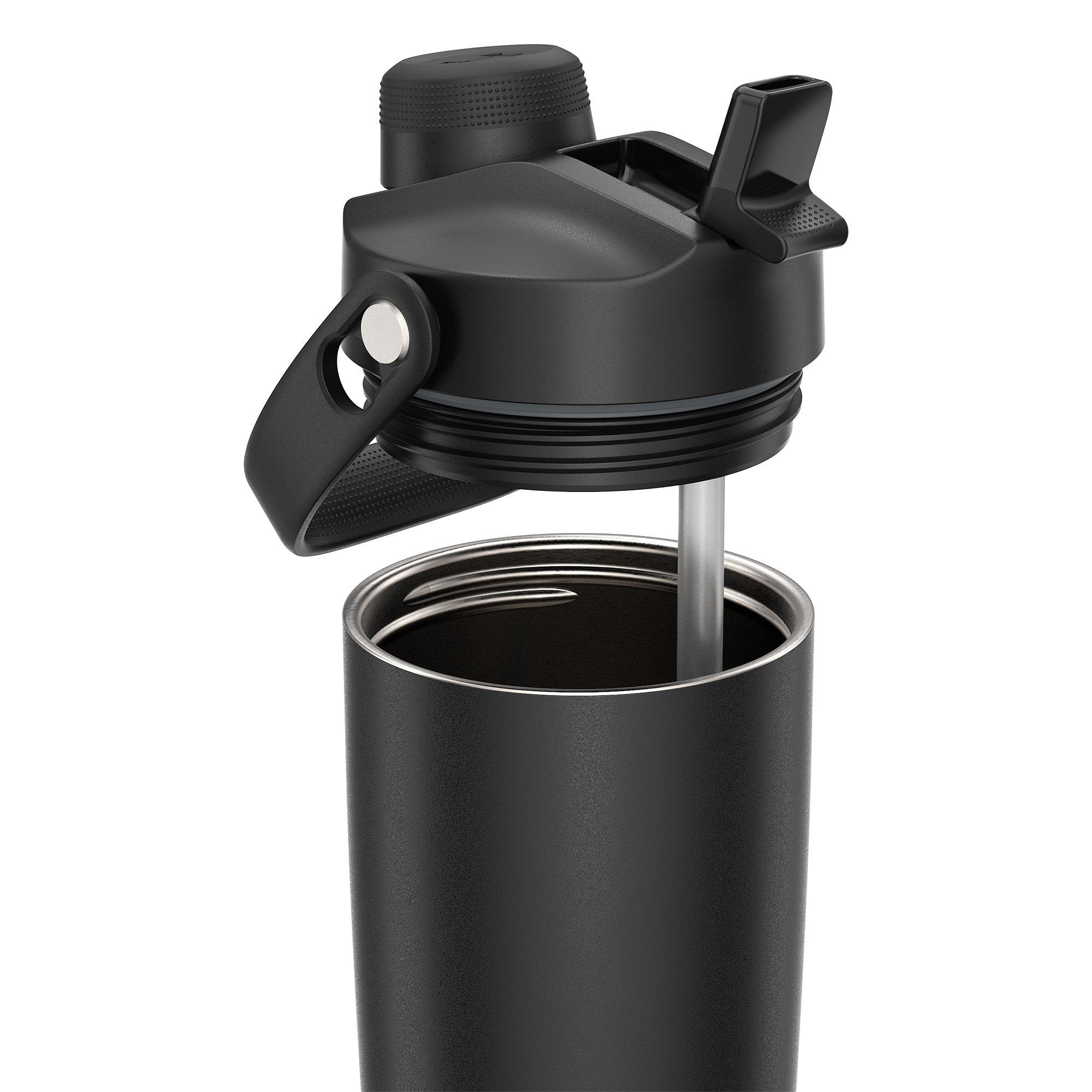 Under Armour Speed Flip 30 oz Water Bottle - Black - BLACK