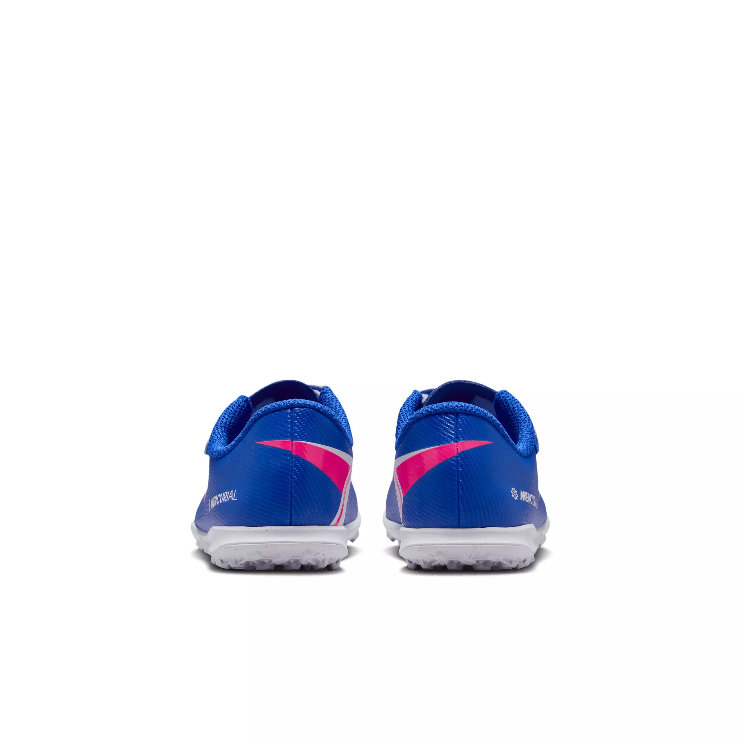 Nike Jr. Mercurial Vapor 16 Club Turf "Racer Blue/White" Preschool Kids' Soccer Shoe - BLUE/WHITE