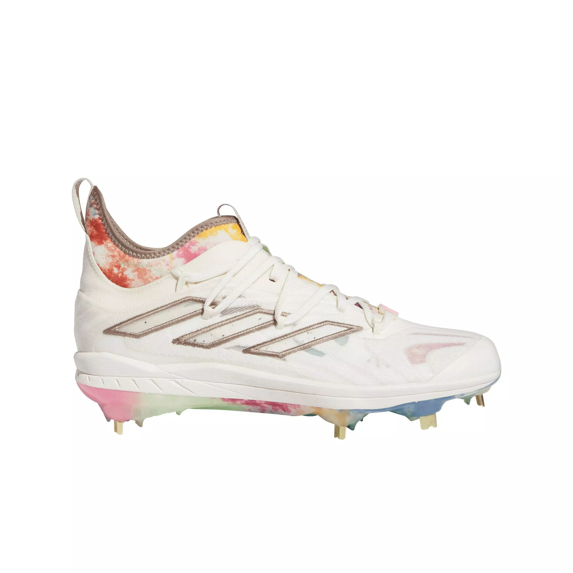 adidas adizero Afterburner 9 NWV SB "Cloud White/Cha Brown/Off White" Men's Baseball Cleat - WHITE/BROWN/OFF WHITE