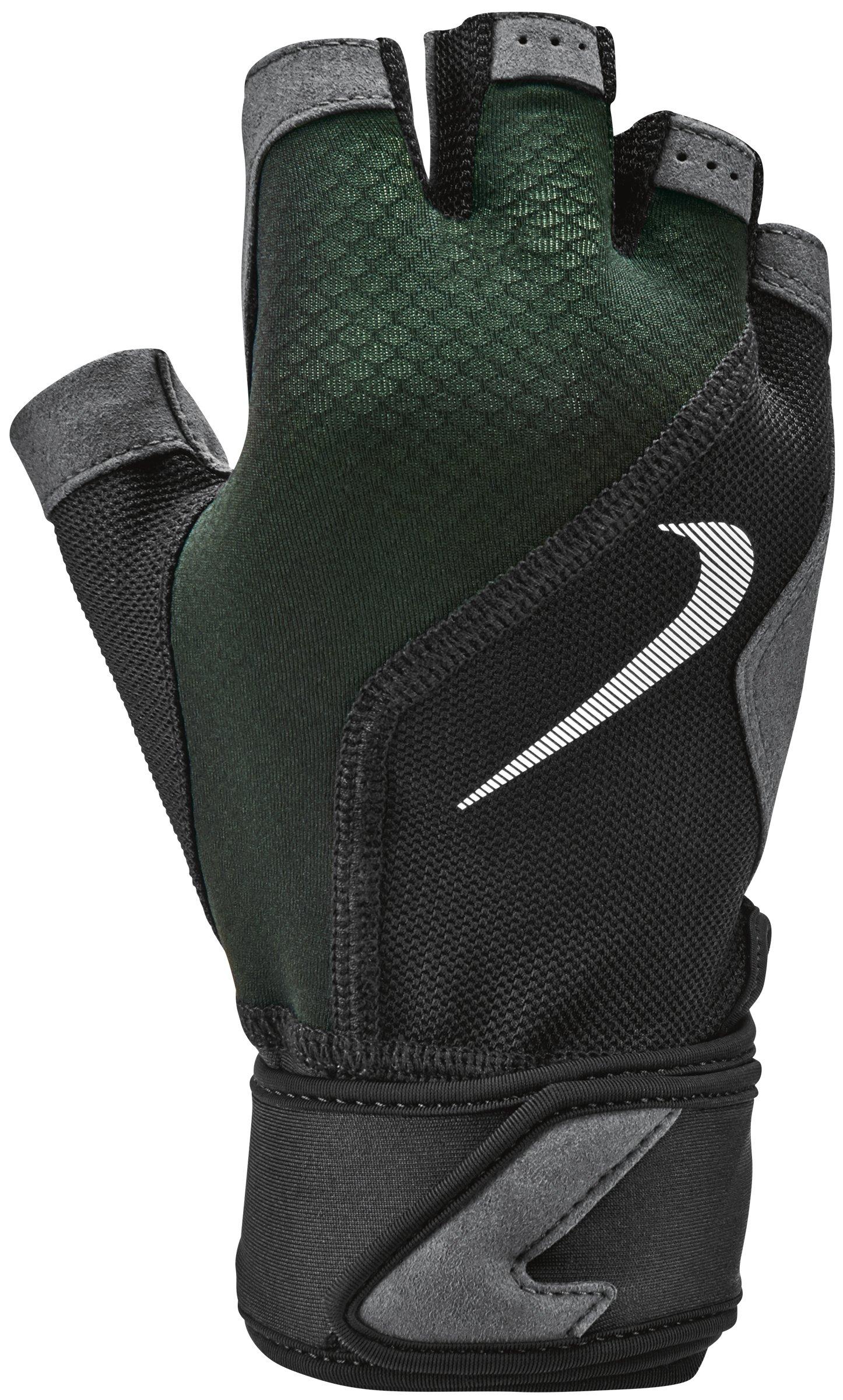 Nike Men's Premium Fitness Gloves - BLACK/VOLT Thumbnail View 1