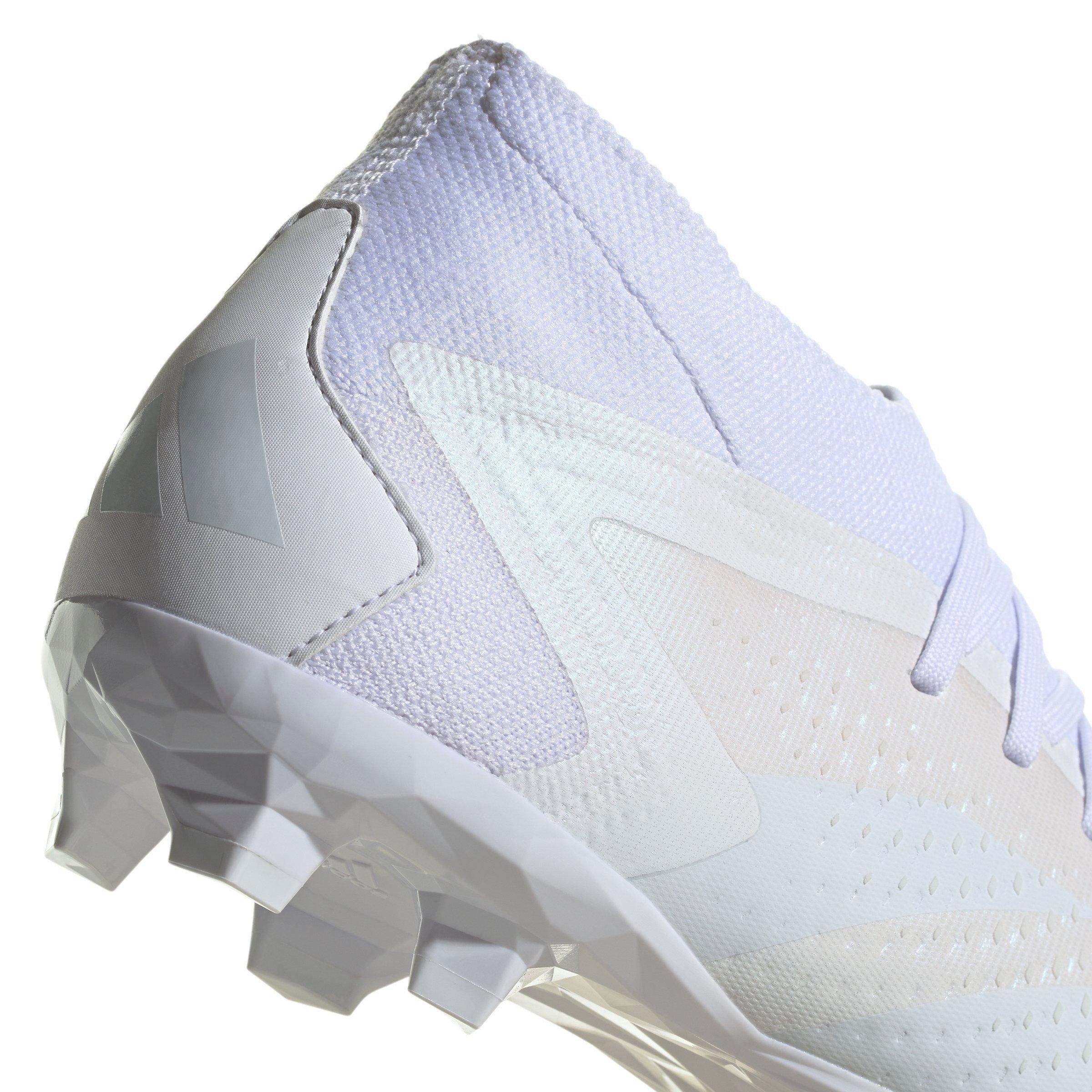 adidas Predator Accuracy.2 Firm Ground "Ftwr White/Ftwr White/Core Black" Men's Soccer Cleat - WHITE/WHITE/BLACK Thumbnail View 7
