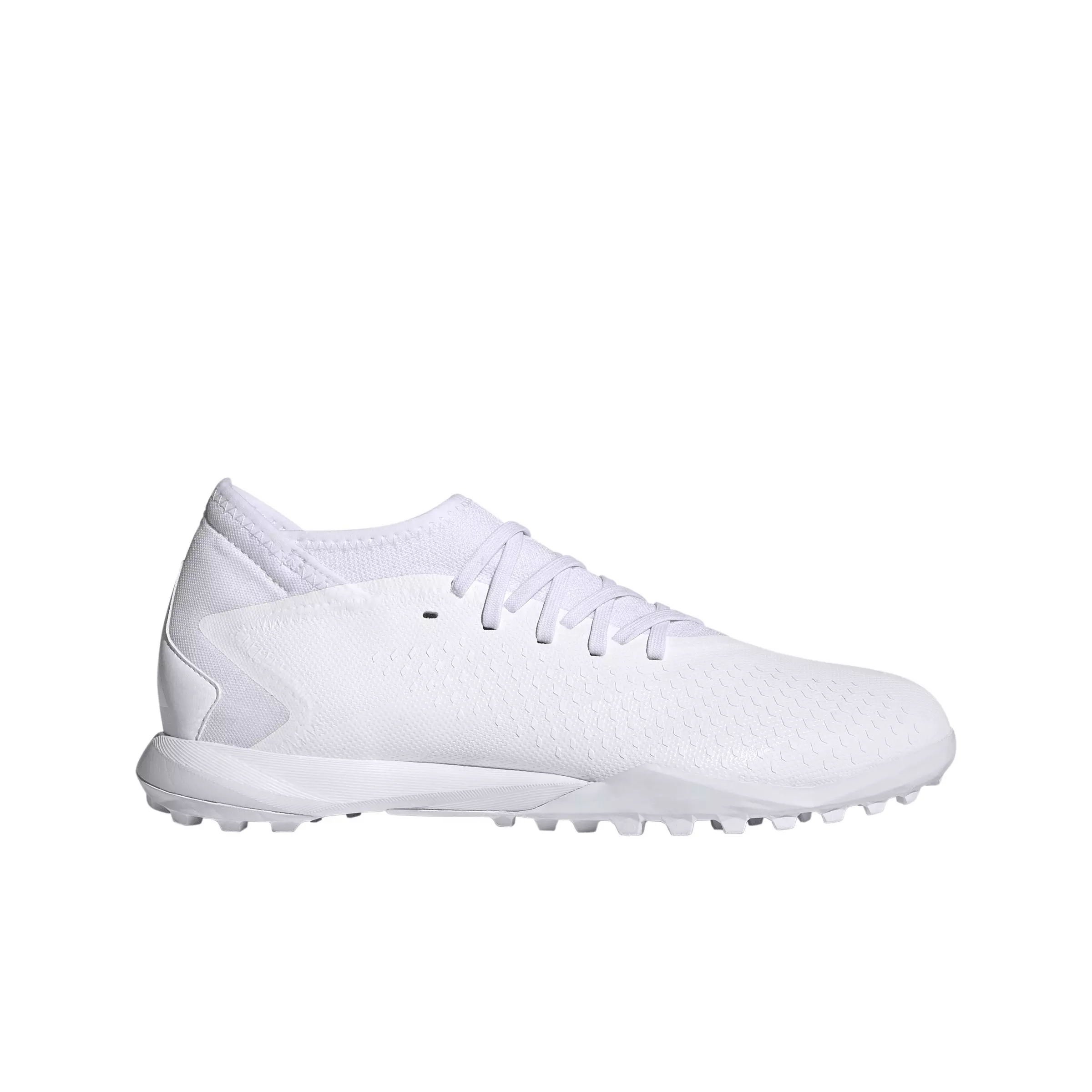 adidas Predator Accuracy.3 Turf "Ftwr White/Ftwr White/Core Black" Men's Soccer Cleat - WHITE/WHITE/BLACK
