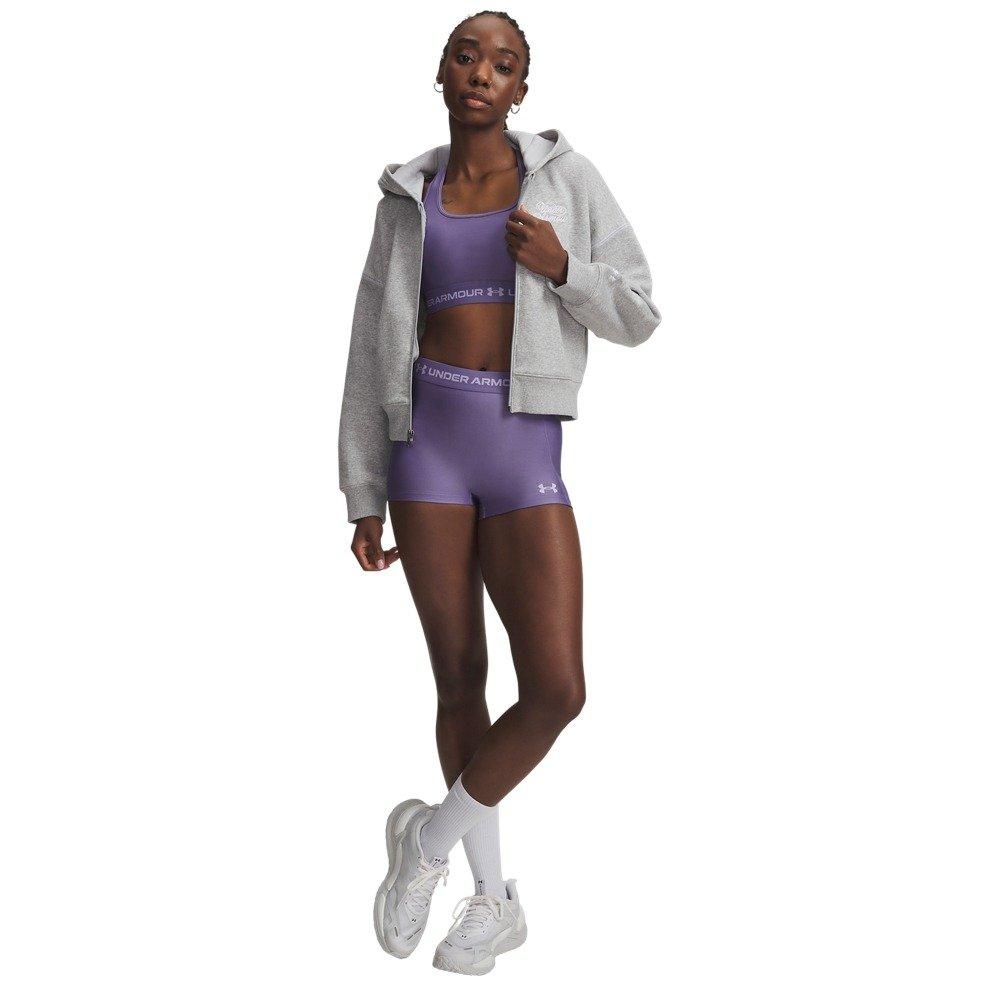 Under Armour Women's HeatGear Shorty 3" Shorts - Purple - PURPLE Thumbnail View 3