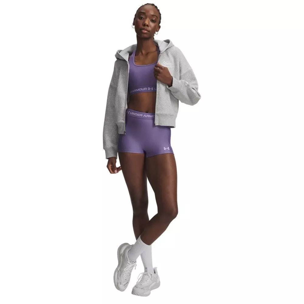 Under Armour Women's HeatGear Shorty 3" Shorts - Purple - PURPLE