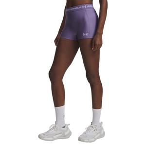 Under Armour Women's HeatGear Shorty 3" Shorts - Purple