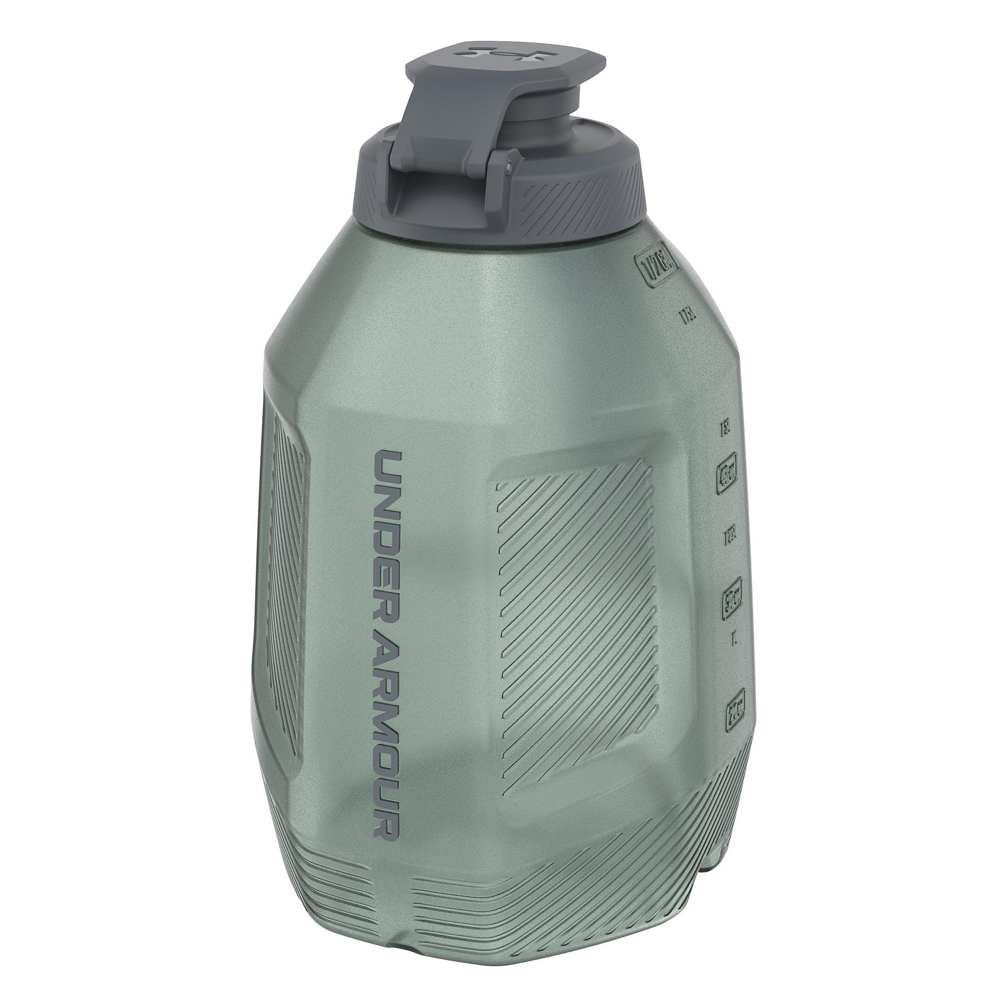 Under Armour Sideline 1/2 Gallon Jug Water Bottle - Green/Grey - GREEN/GREY