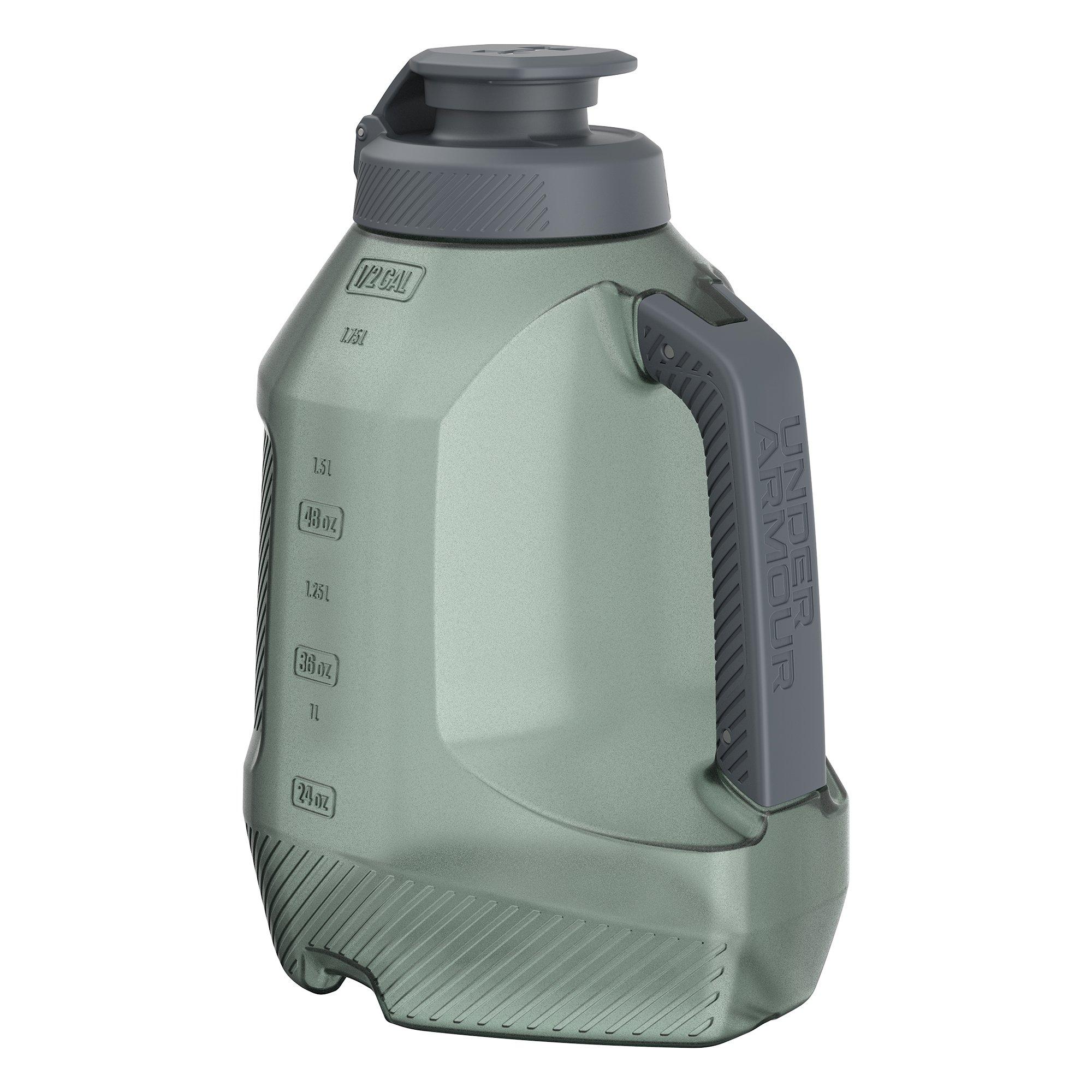 Under Armour Sideline 1/2 Gallon Jug Water Bottle - Green/Grey - GREEN/GREY