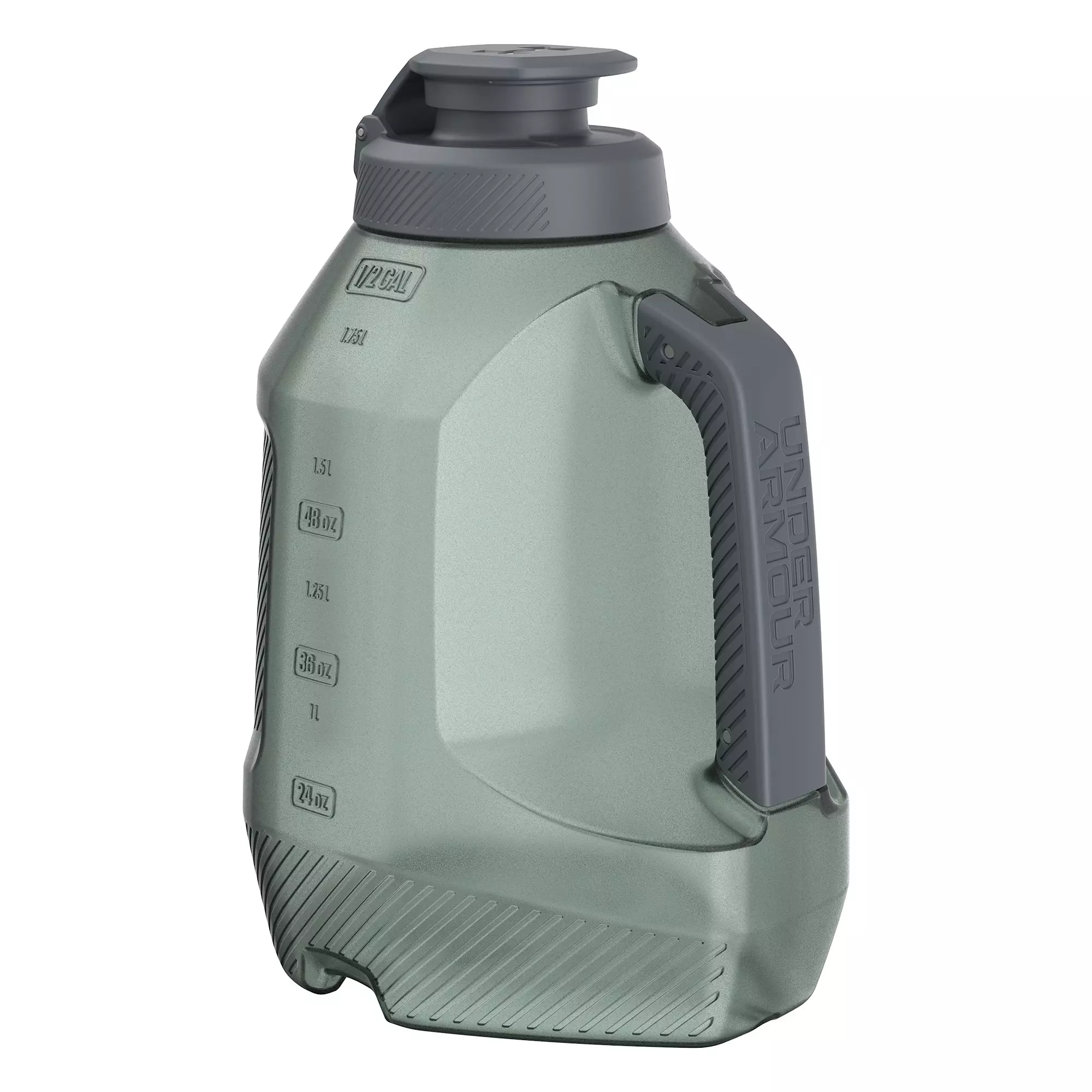 Under Armour Sideline 1/2 Gallon Jug Water Bottle - Green/Grey - GREEN/GREY