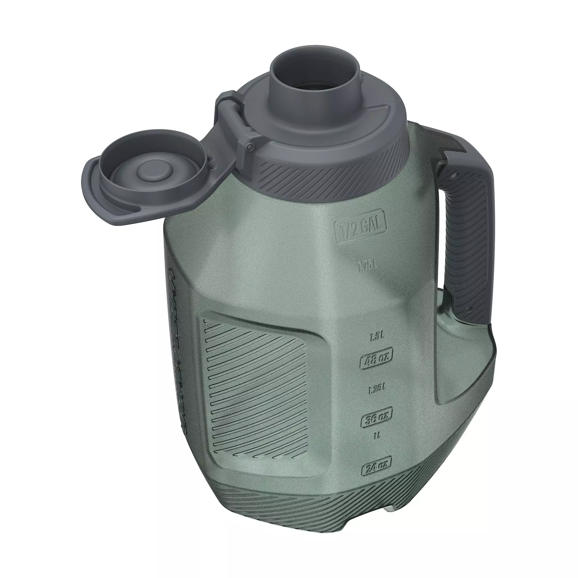 Under Armour Sideline 1/2 Gallon Jug Water Bottle - Green/Grey - GREEN/GREY