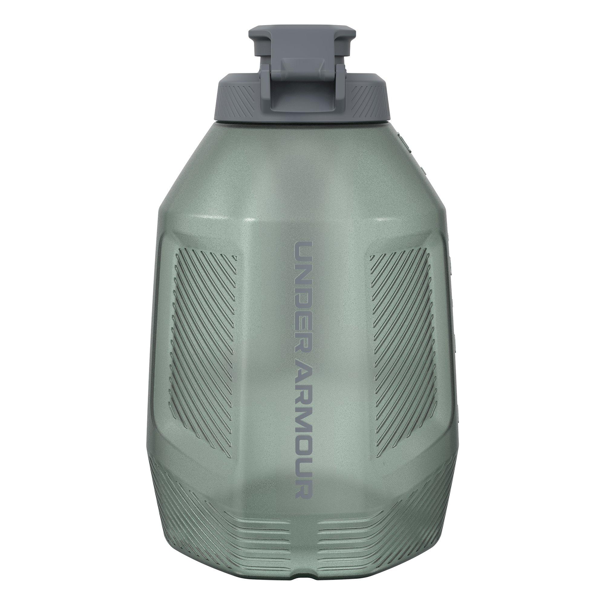 Under Armour Sideline 1/2 Gallon Jug Water Bottle - Green/Grey - GREEN/GREY