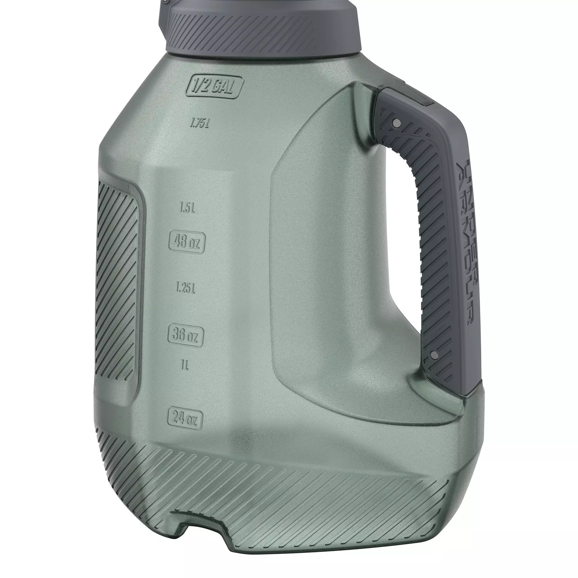 Under Armour Sideline 1/2 Gallon Jug Water Bottle - Green/Grey - GREEN/GREY