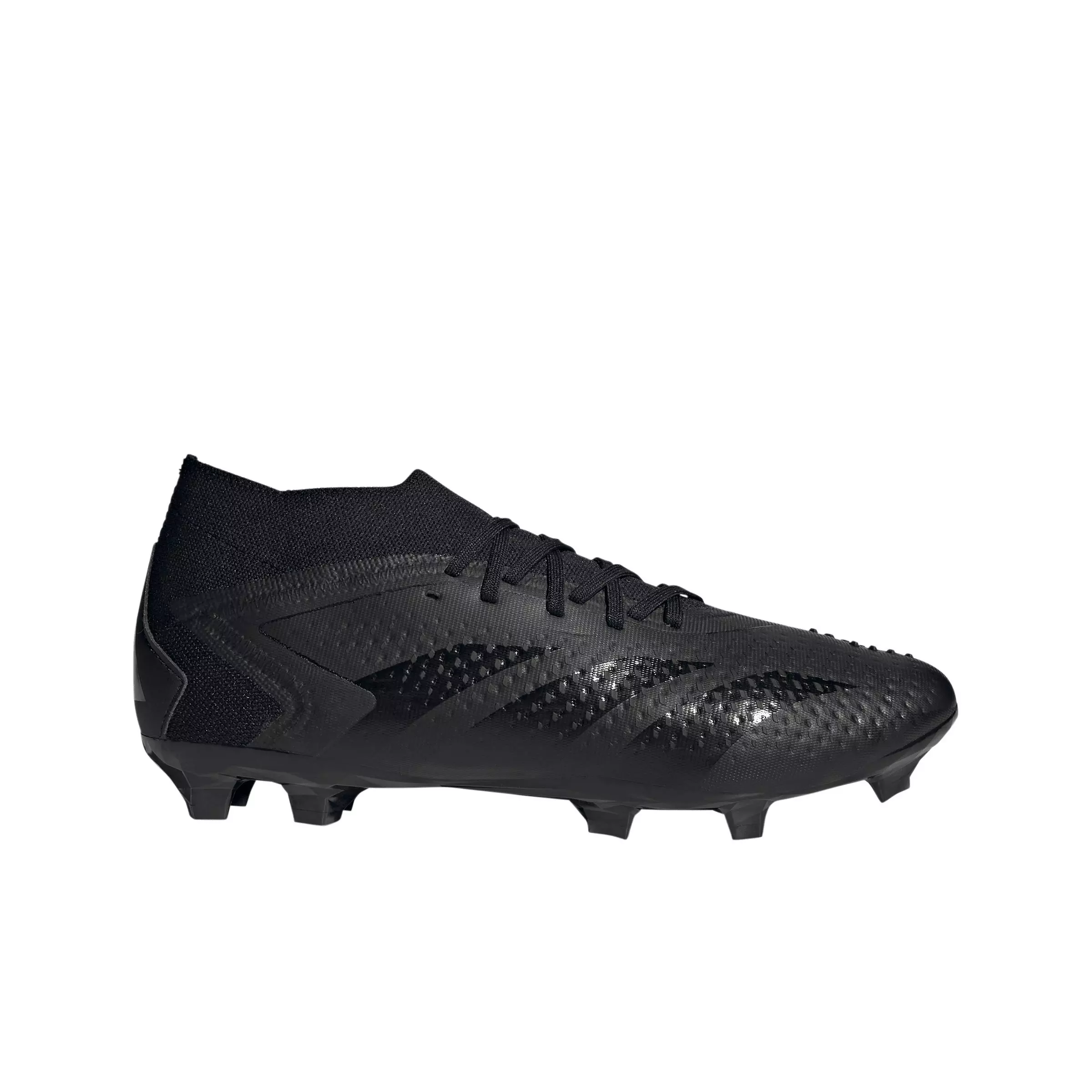 adidas Predator Accuracy.2 Firm Ground "Core Black/Core Black/Ftwr White" Men's Soccer Cleat - BLACK/BLACK/WHITE