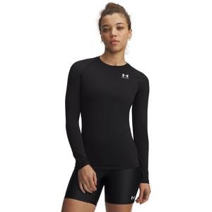 Under Armour Women's HeatGear Compression Long Sleeve - Black/White