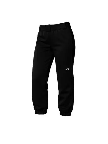 RIP-IT Big Girls' Play Ball Softball T-Ball Pants - Black - BLACK