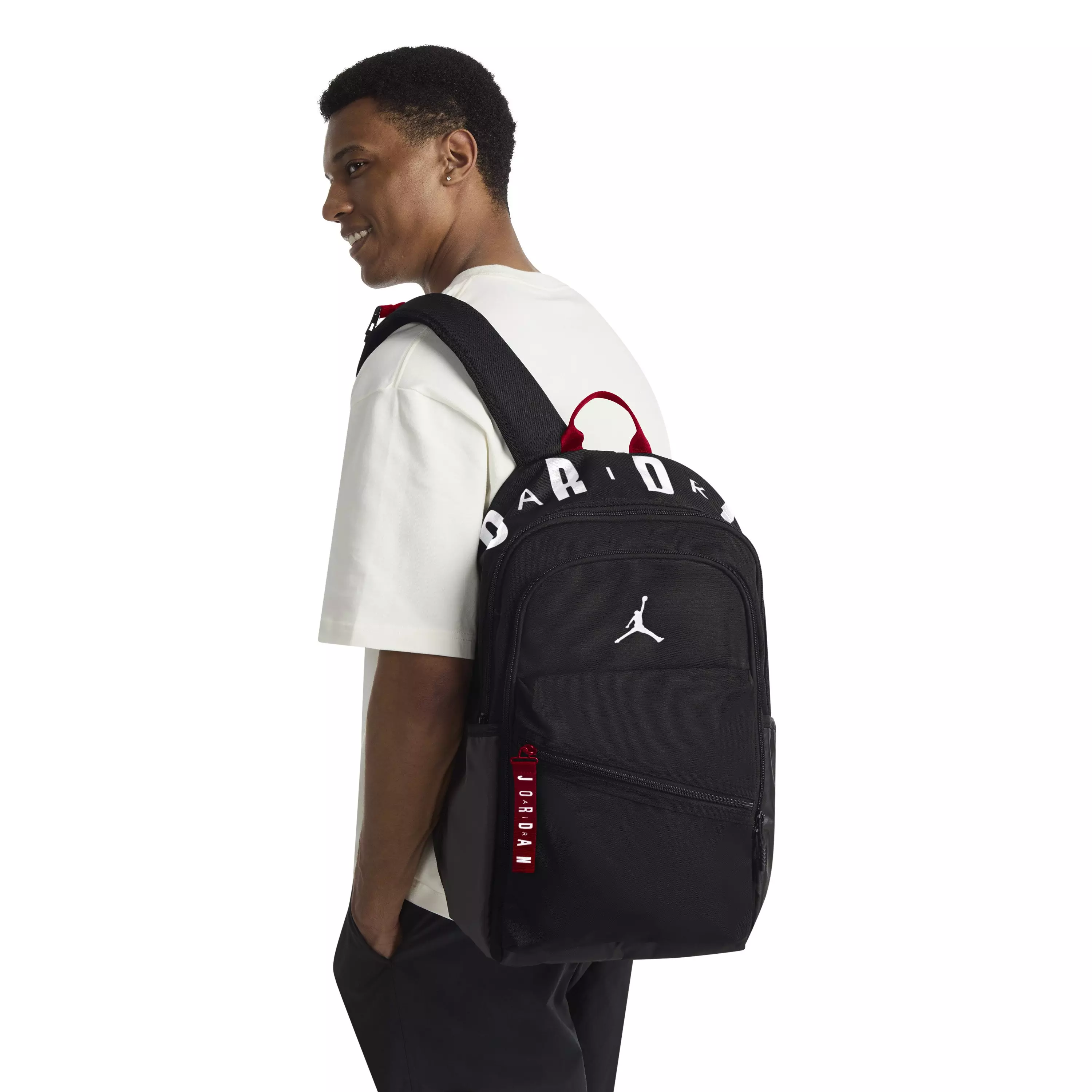 Jordan Air Patrol Backpack - Black/Red - BLACK/RED