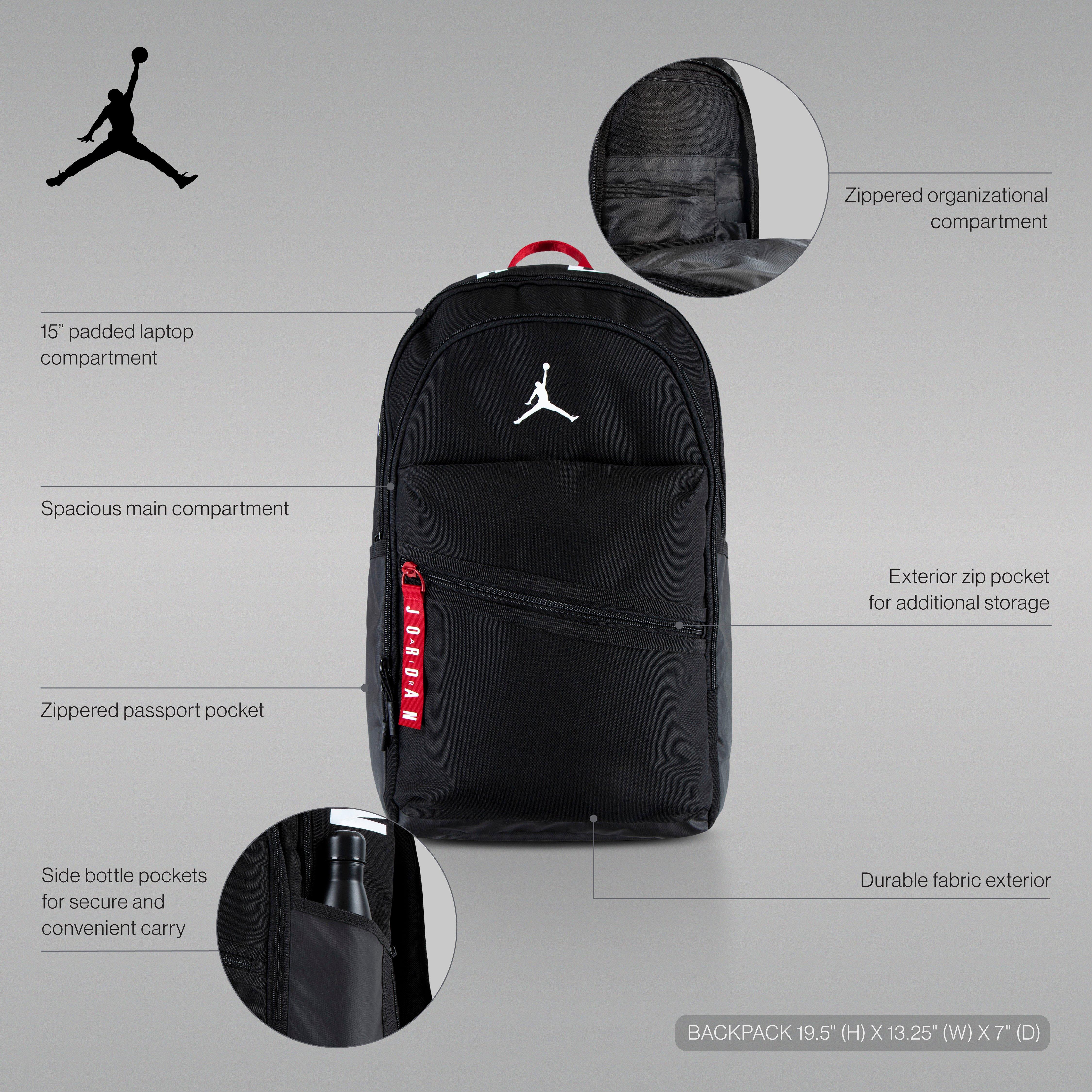 Jordan Air Patrol Black/Red Backpack