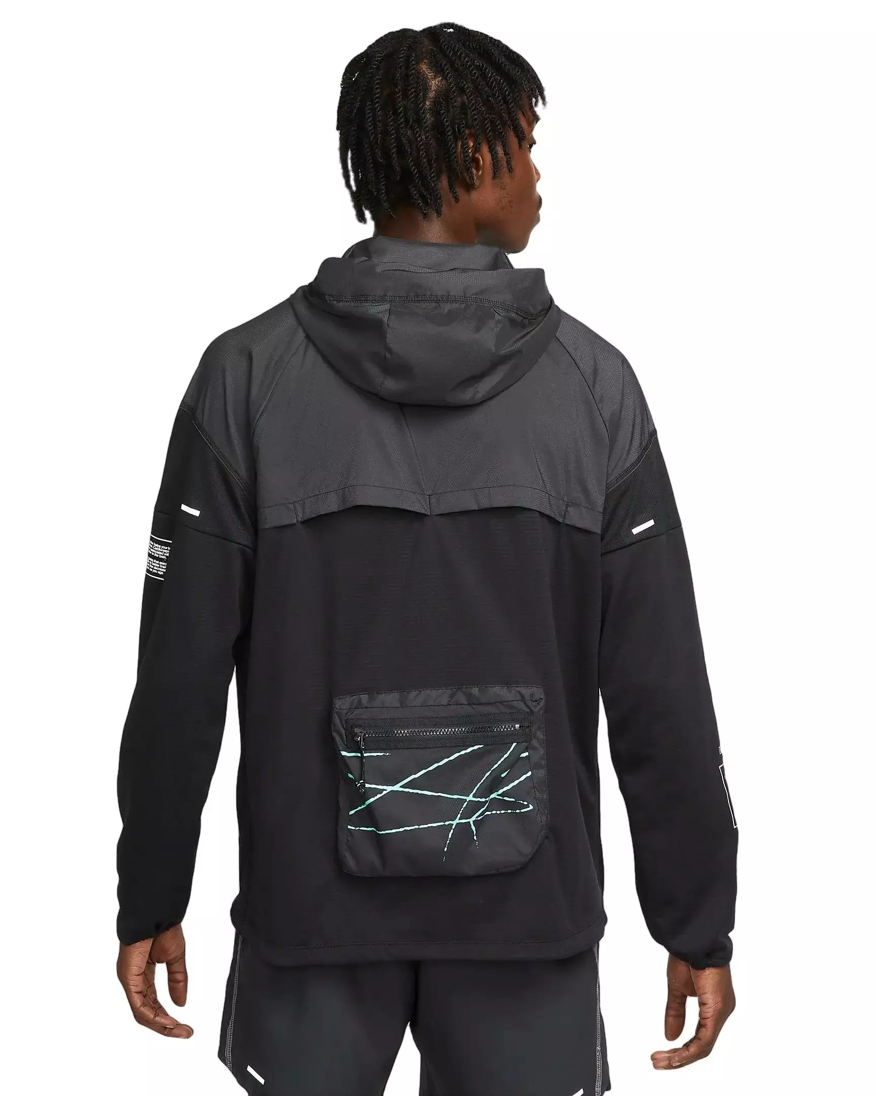 Nike Men's Windrunner DYE Running Jacket - BLACK