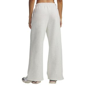 Under Armour Women's Icon Fleece Wide Leg Pants - Grey/White