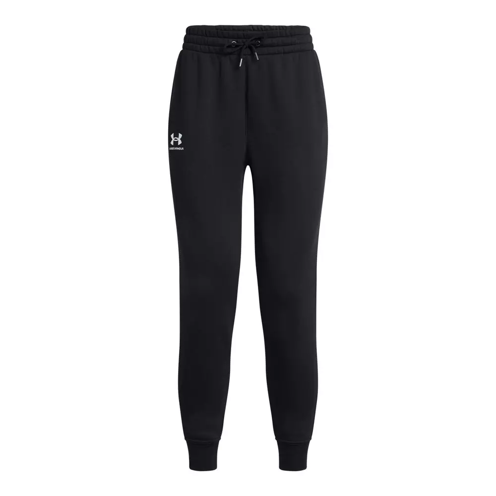 Under Armour Women's Icon Fleece Joggers - Black/White - BLACK/WHITE