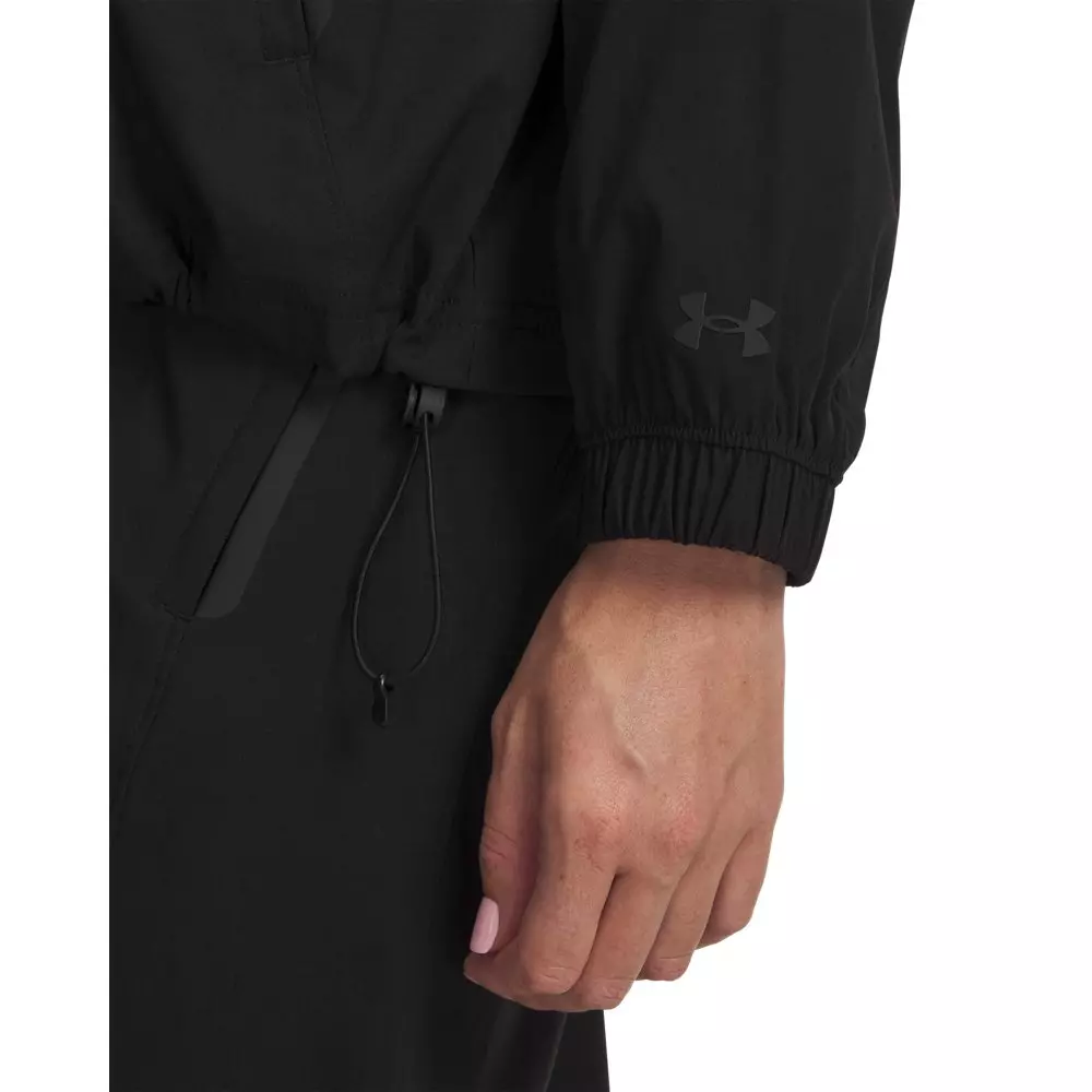 Under Armour Women's UA Unstoppable Woven Full-Zip Jacket - Black - BLACK