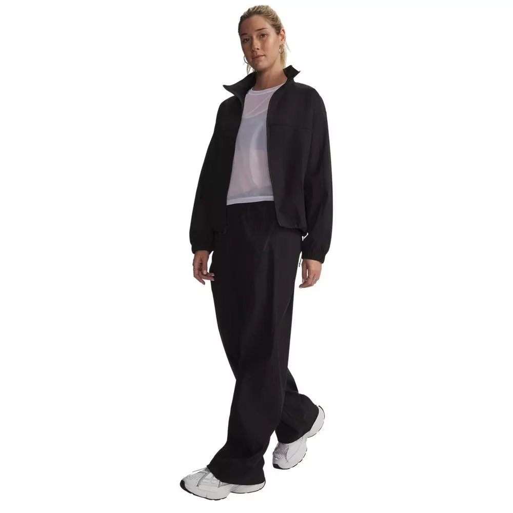 Under Armour Women's UA Unstoppable Woven Full-Zip Jacket - Black - BLACK