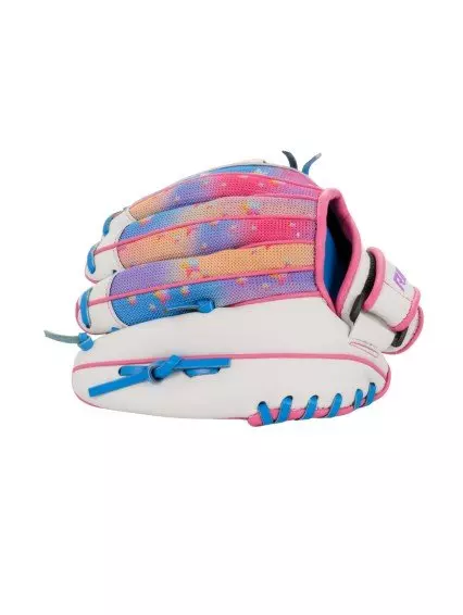 RIP-IT Girls' Play Ball Starlight Softball Fielders Glove - 11" - White/Pink - WHITE/PINK