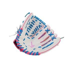 RIP-IT Girls' Play Ball Starlight Softball Fielders Glove - 11" - White/Pink - WHITE/PINK