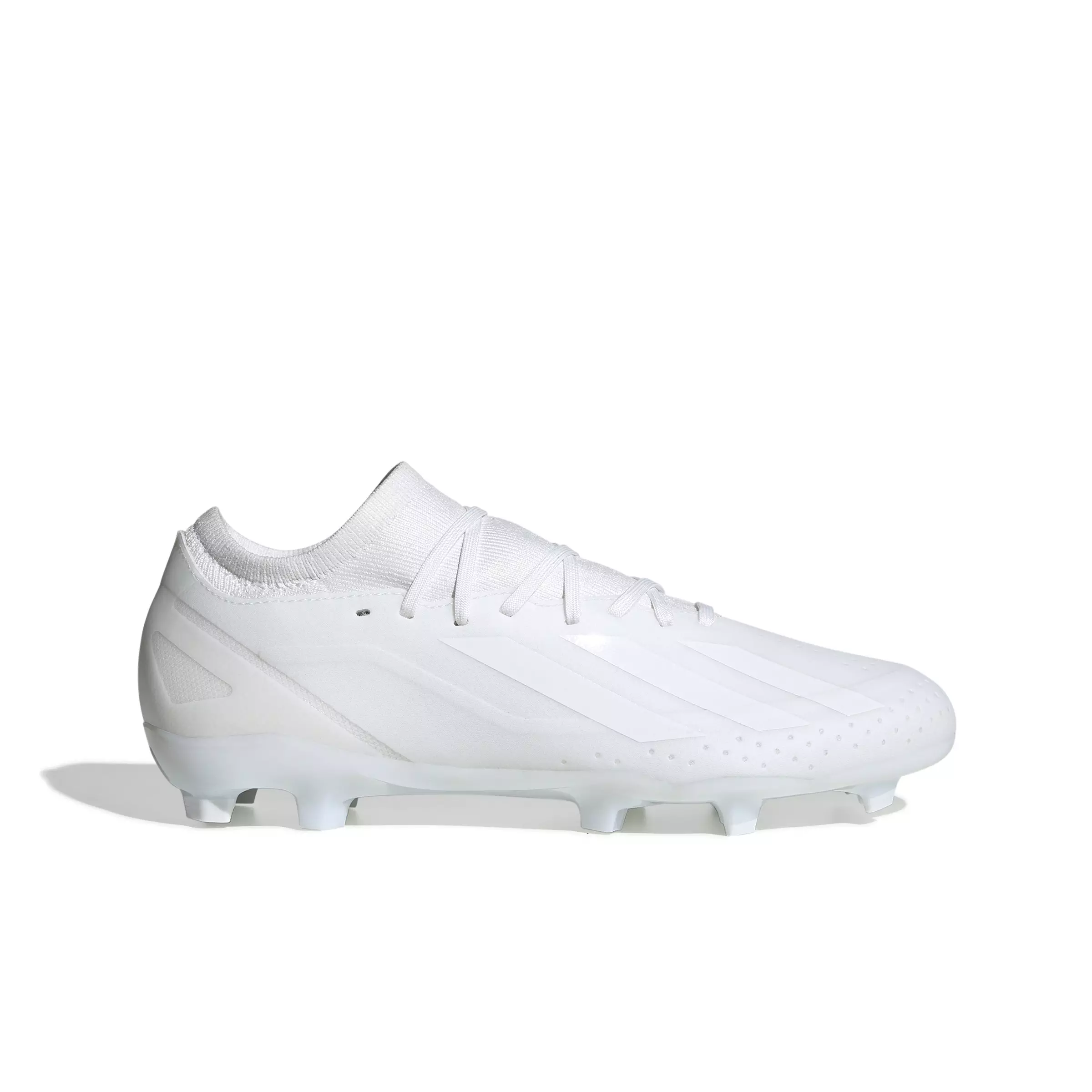 adidas X Crazyfast.3 Firm Ground "Ftwr White/Ftwr White/Ftwr White" Men's Soccer Cleat - WHITE/WHITE/WHITE