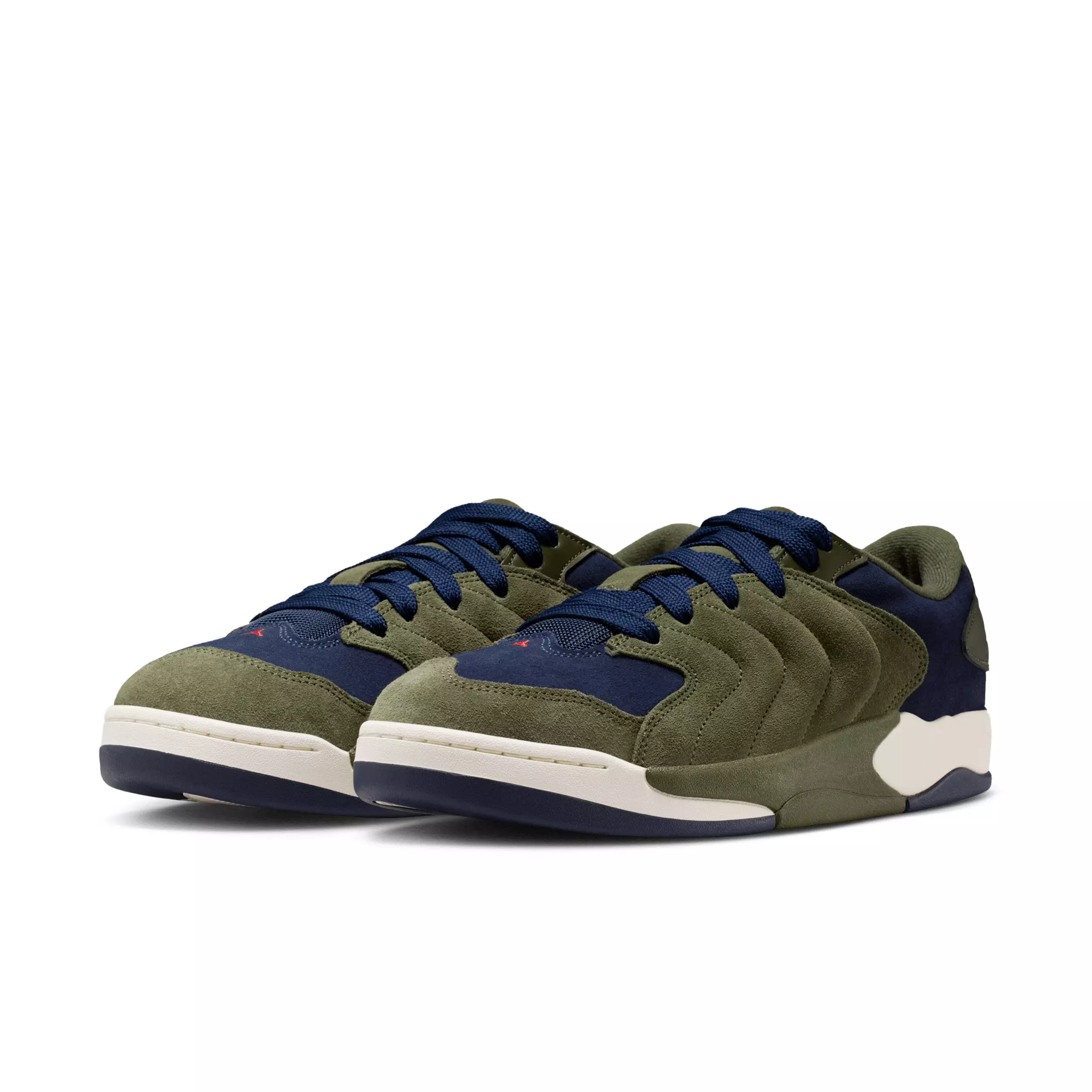 Jordan Session "Cargo Khaki/Chile Red/Pale Ivory/Obsidian" Men's Shoe - CARGO/RED/IVORY/OBSIDIAN