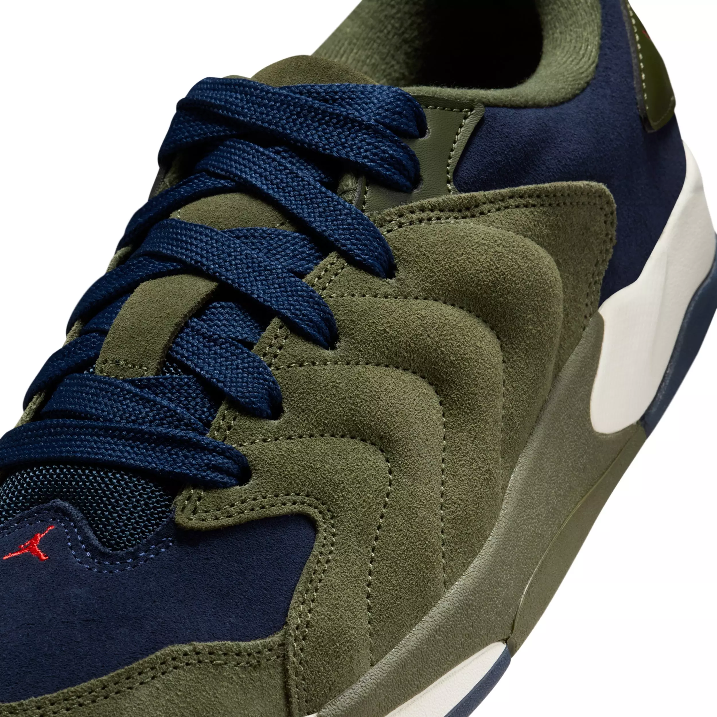 Jordan Session "Cargo Khaki/Chile Red/Pale Ivory/Obsidian" Men's Shoe - CARGO/RED/IVORY/OBSIDIAN