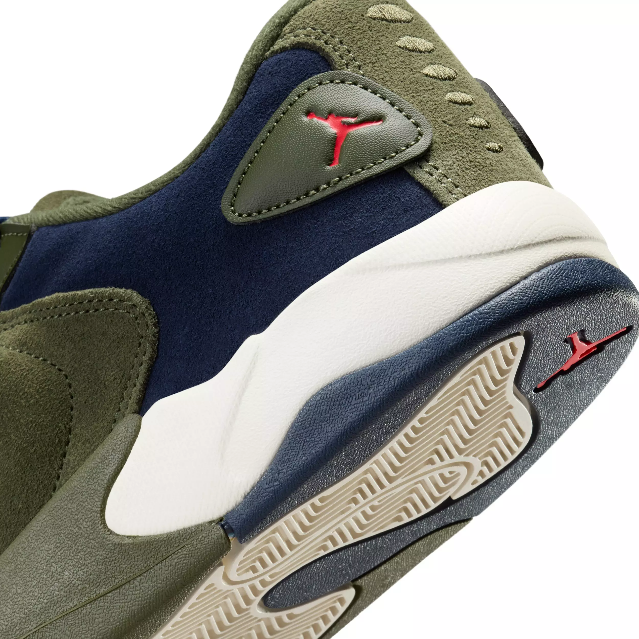 Jordan Session "Cargo Khaki/Chile Red/Pale Ivory/Obsidian" Men's Shoe - CARGO/RED/IVORY/OBSIDIAN
