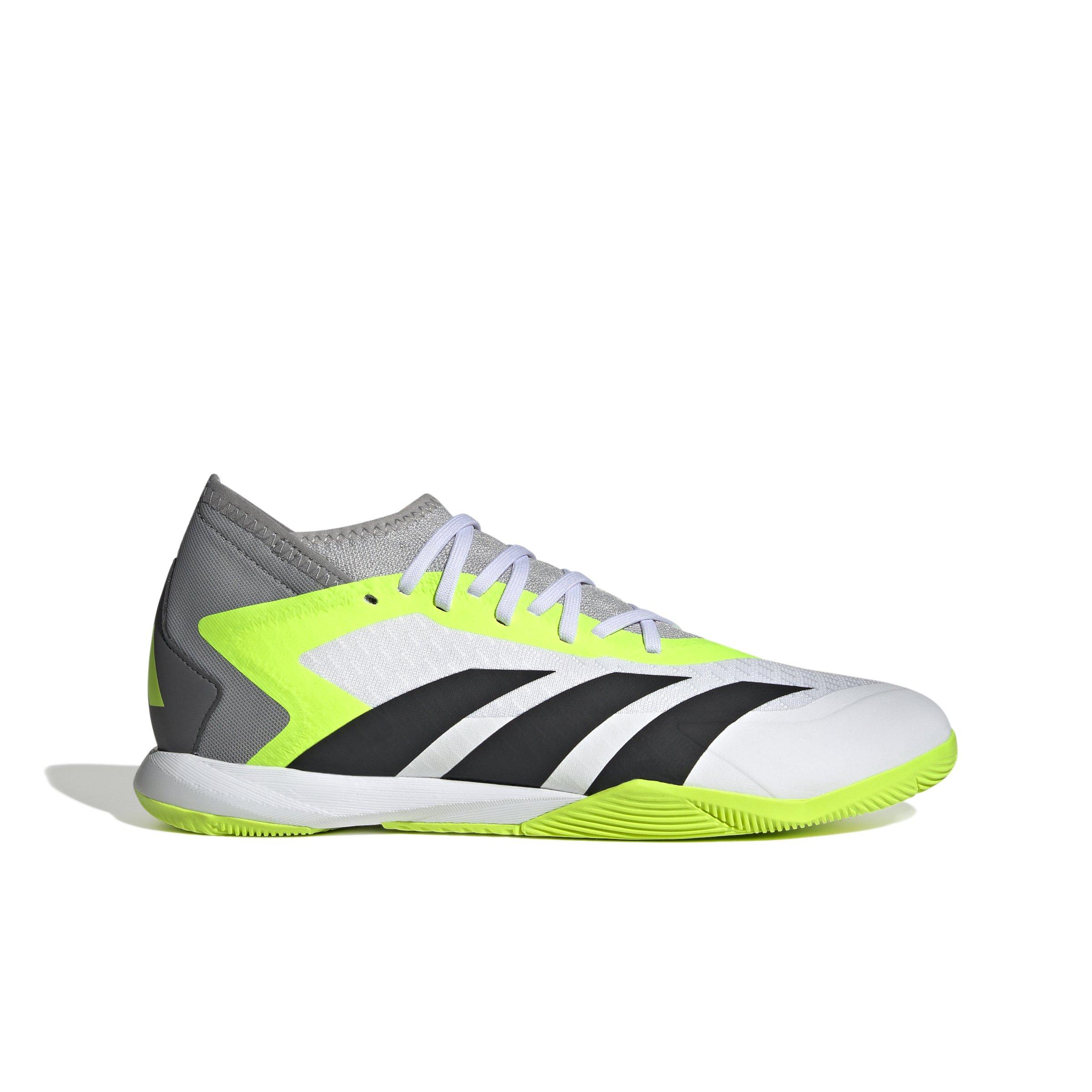 adidas Predator Accuracy.3 Indoor "Ftwr White/Core Black/Luclem" Men's Soccer Shoe - WHITE/BLACK/LUCLEM Thumbnail View 1