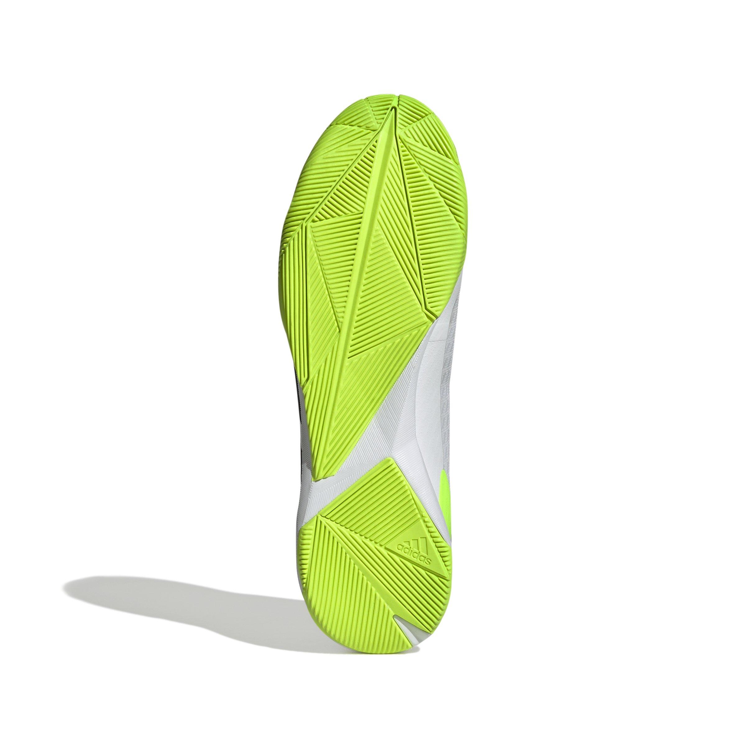 adidas Predator Accuracy.3 Indoor "Ftwr White/Core Black/Luclem" Men's Soccer Shoe - WHITE/BLACK/LUCLEM Thumbnail View 6