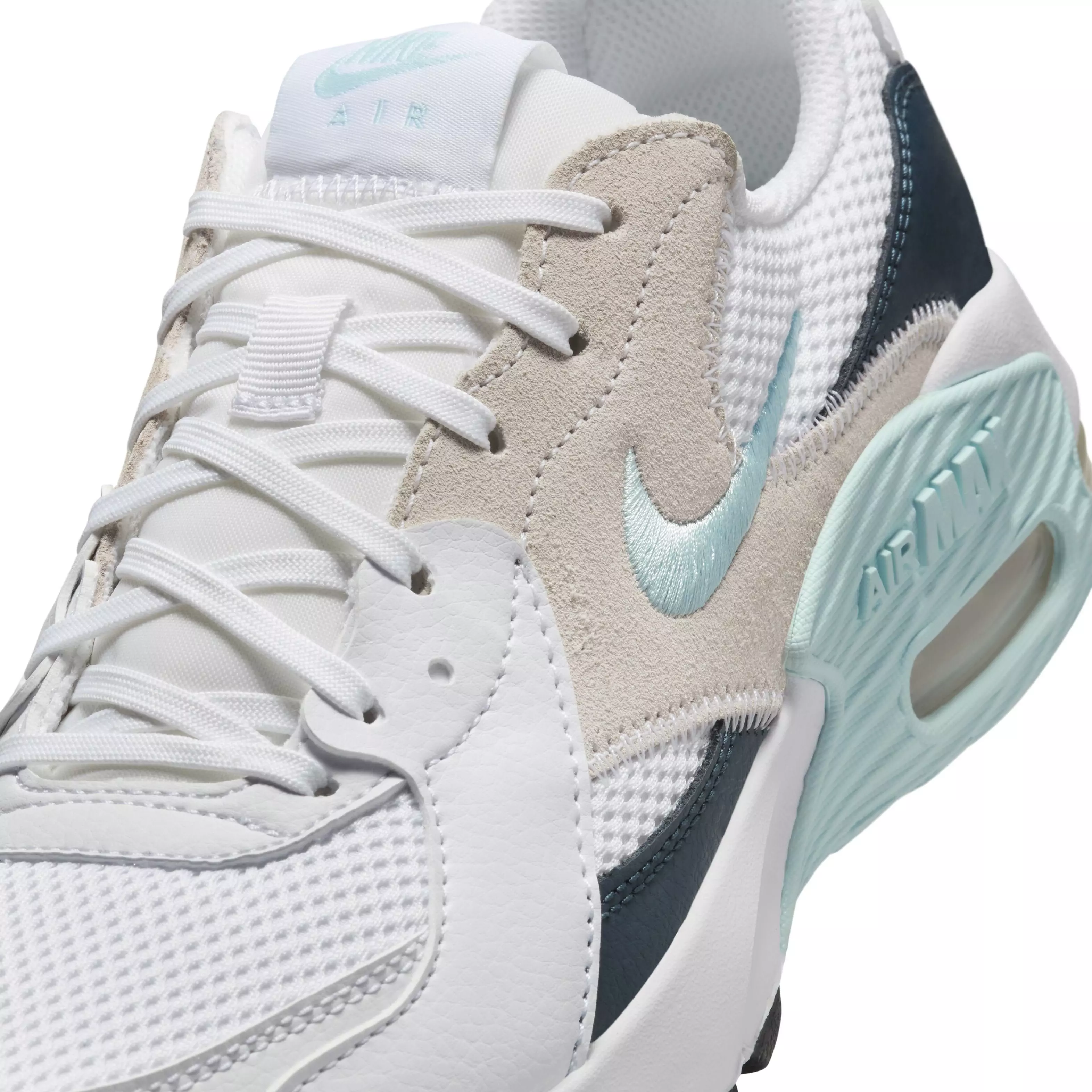 Nike Air Max Excee "White/Armory Navy/Black/Glacier Blue" Women's Shoe - WHITE/NAVY/BLACK/BLUE