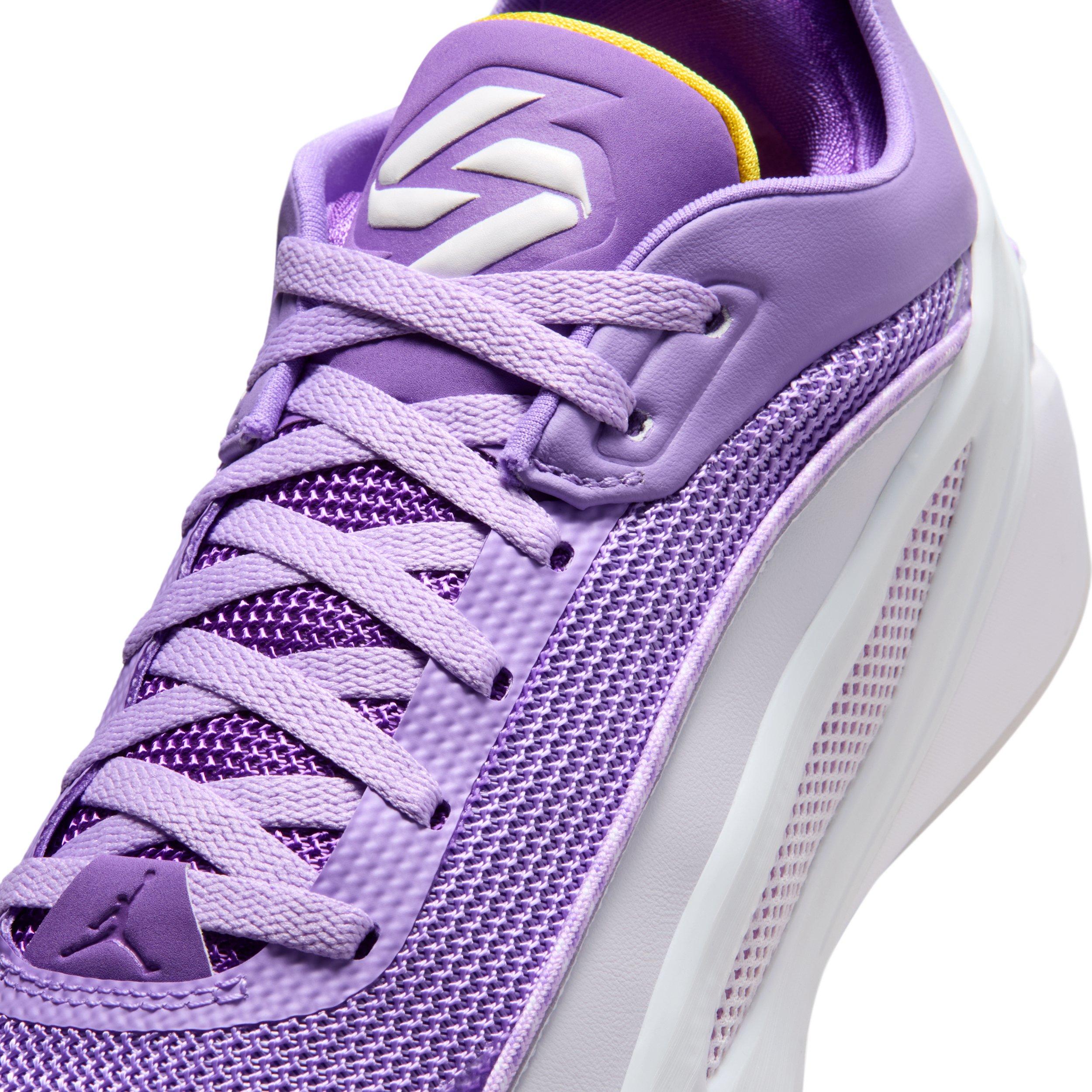 Jordan Luka 5 "White/Atomic Violet/Wild Berry/White" Men's Basketball Shoe - WHITE/VIOLET/BERRY/WHITE Thumbnail View 7