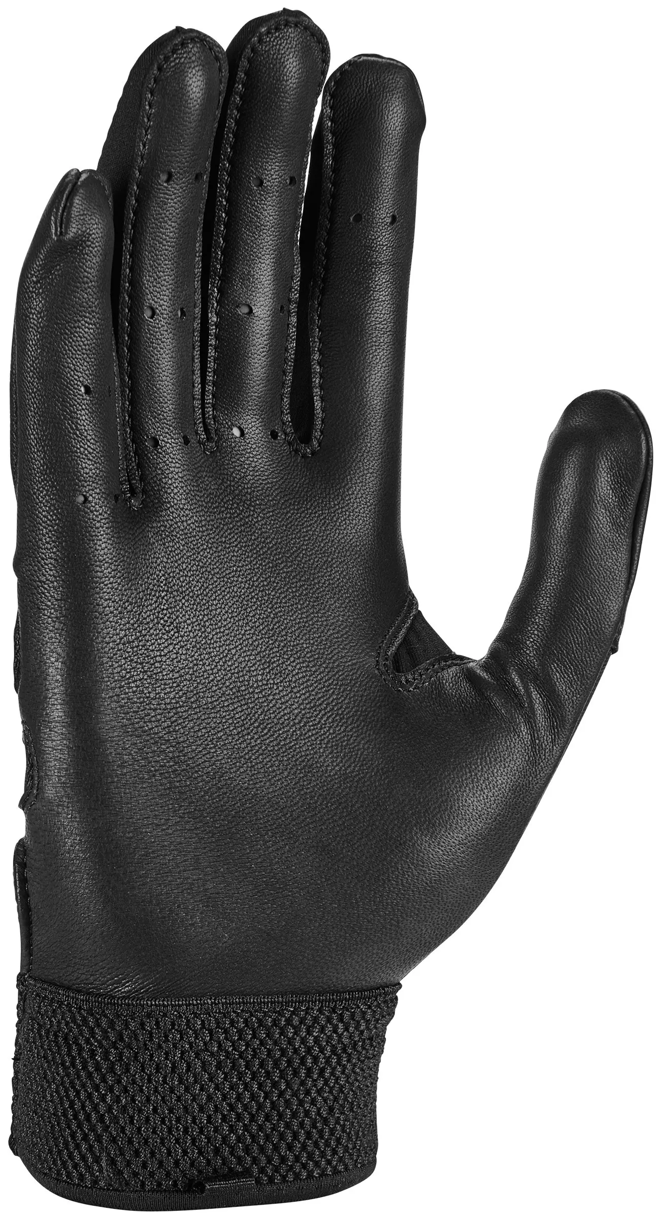 Nike Alpha Huarache Elite Batting Gloves - BLACK/GOLD