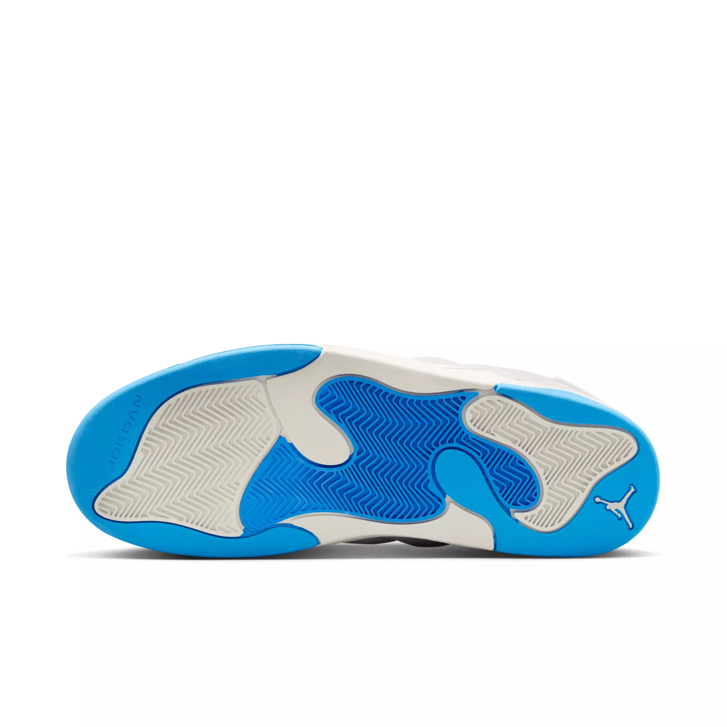 Jordan Session "Summit White/Dark Powder Blue/University Blue/Vast Grey" Men's Shoe - WHITE/DK BLUE/BLUE/GREY