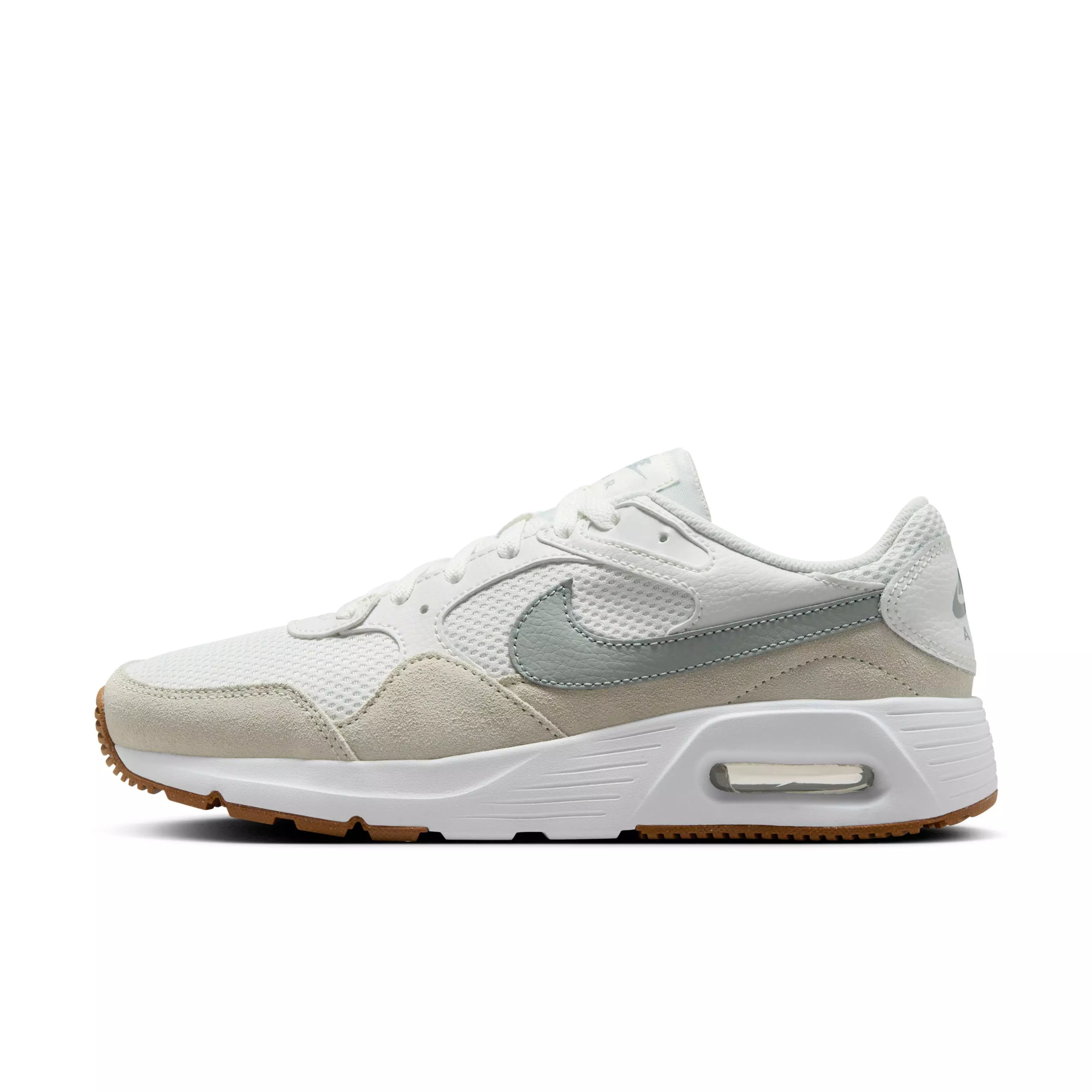 Nike Air Max SC "Summit White/White/Gum Medium Brown/Light Pumice" Women's Shoe - WHITE/WHITE/MD BROWN/LT PUMICE