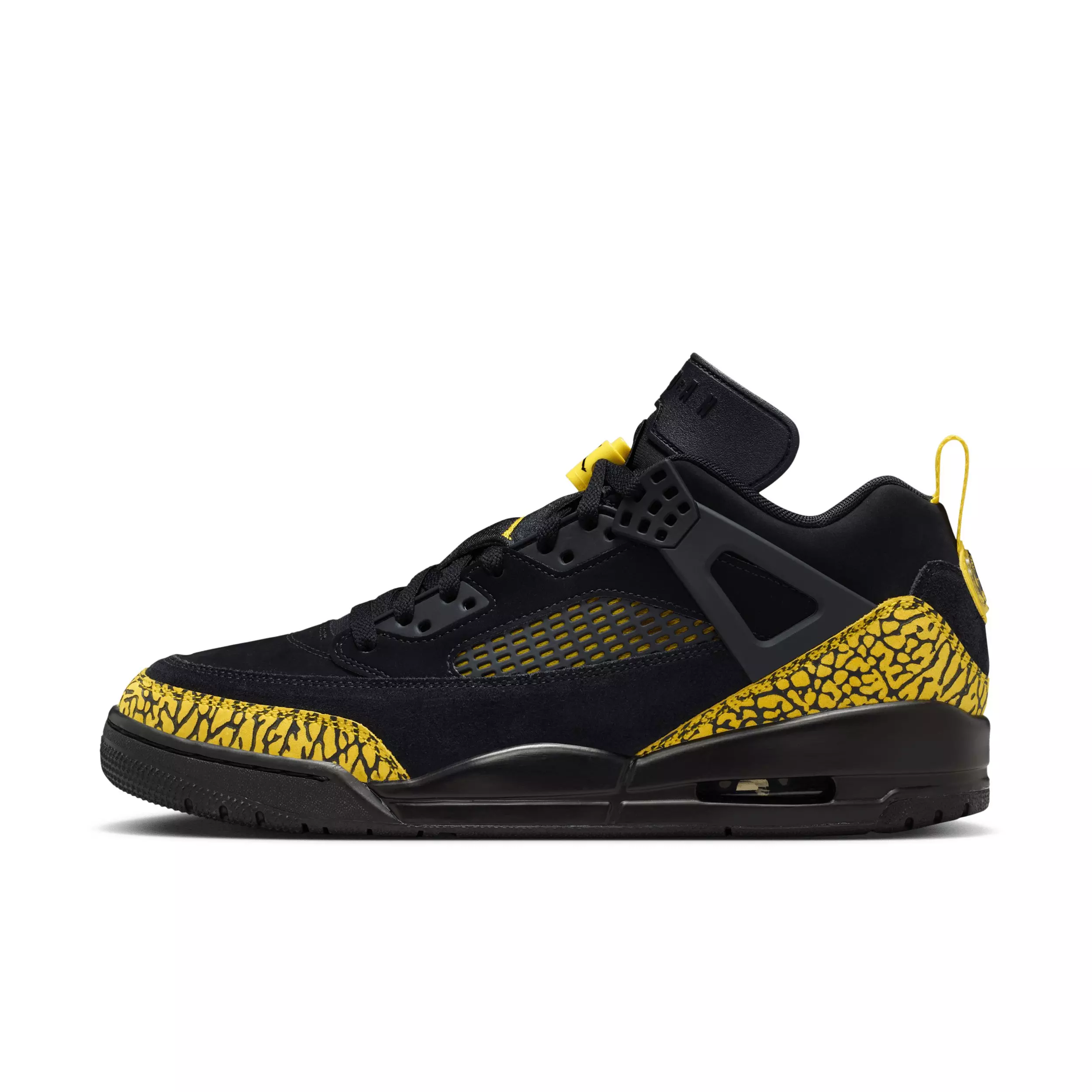 Jordan Spizike Low "Black/Speed Yellow/Speed Yellow/Black" Men's Shoe - BLACK/YELLOW/YELLOW/BLACK