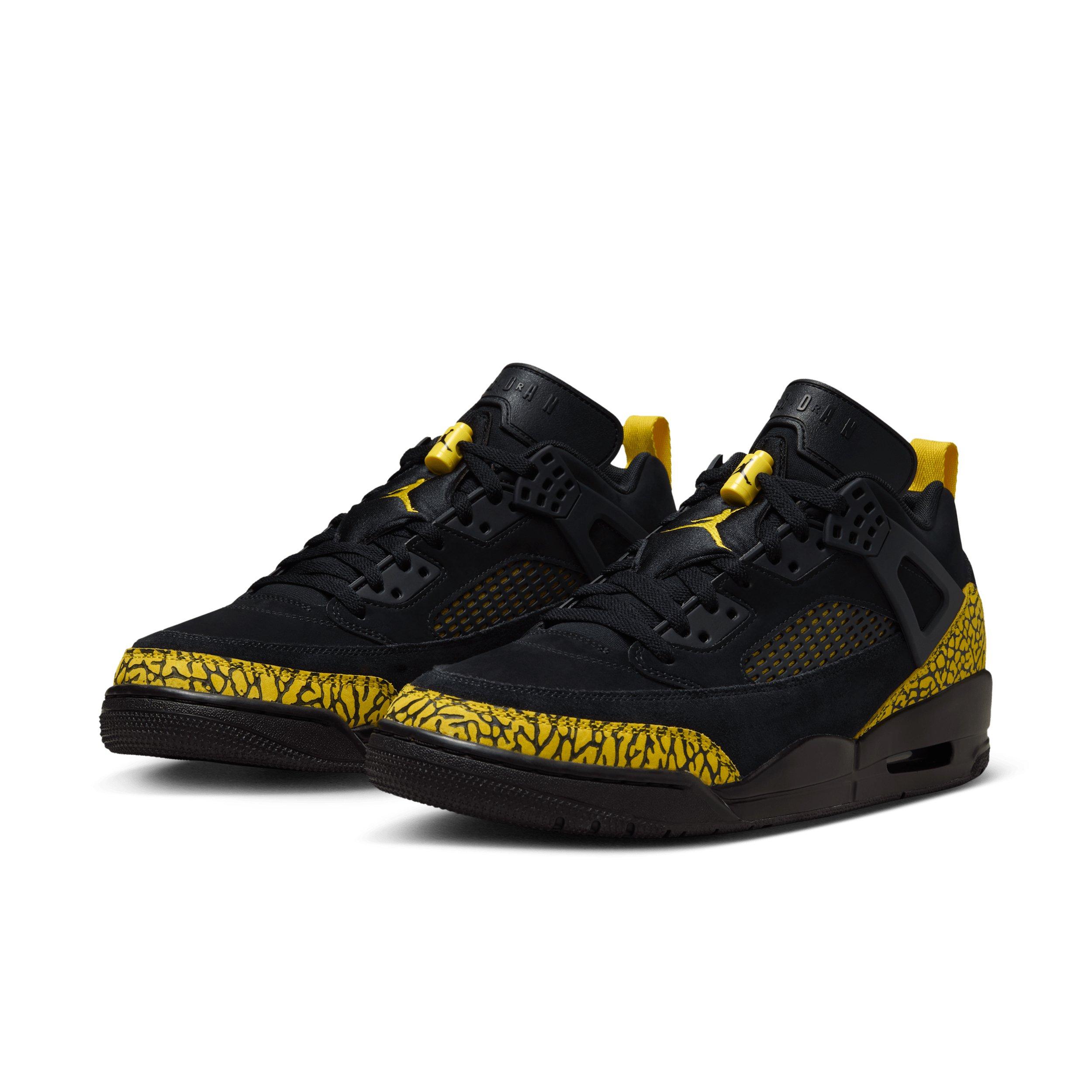 Jordan Spizike Low "Black/Speed Yellow/Speed Yellow/Black" Men's Shoe - BLACK/YELLOW/YELLOW/BLACK Thumbnail View 3